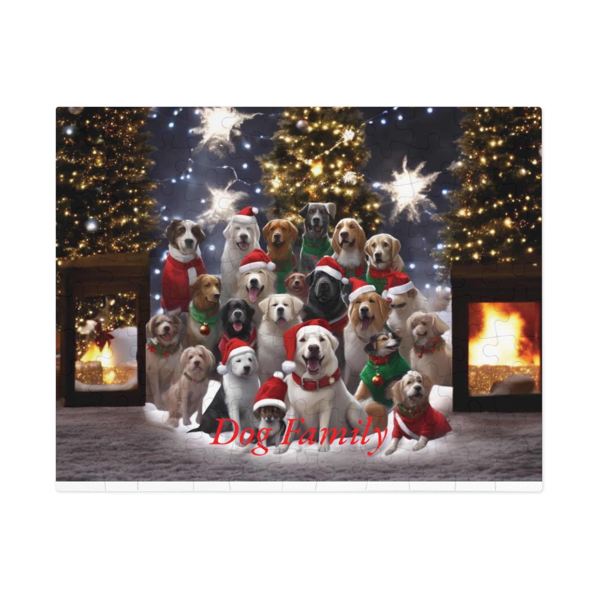 Dog Christmas Puzzle