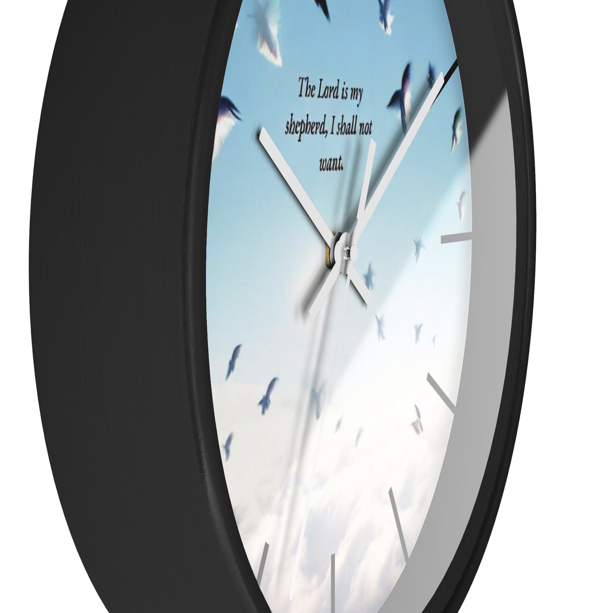 Inspirational Wall Clock, Home Decor, Gift for Loved Ones, Motivational Timepiece, Faith-Based Wall Art, Christian Gift