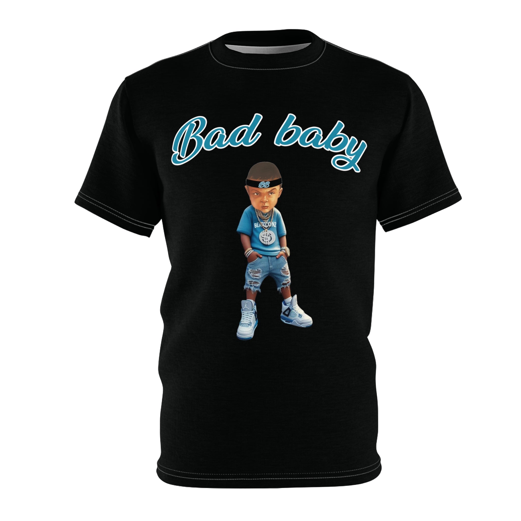 Cut & Sew Men's Tee - Bad Baby Brand - Christmas Gift