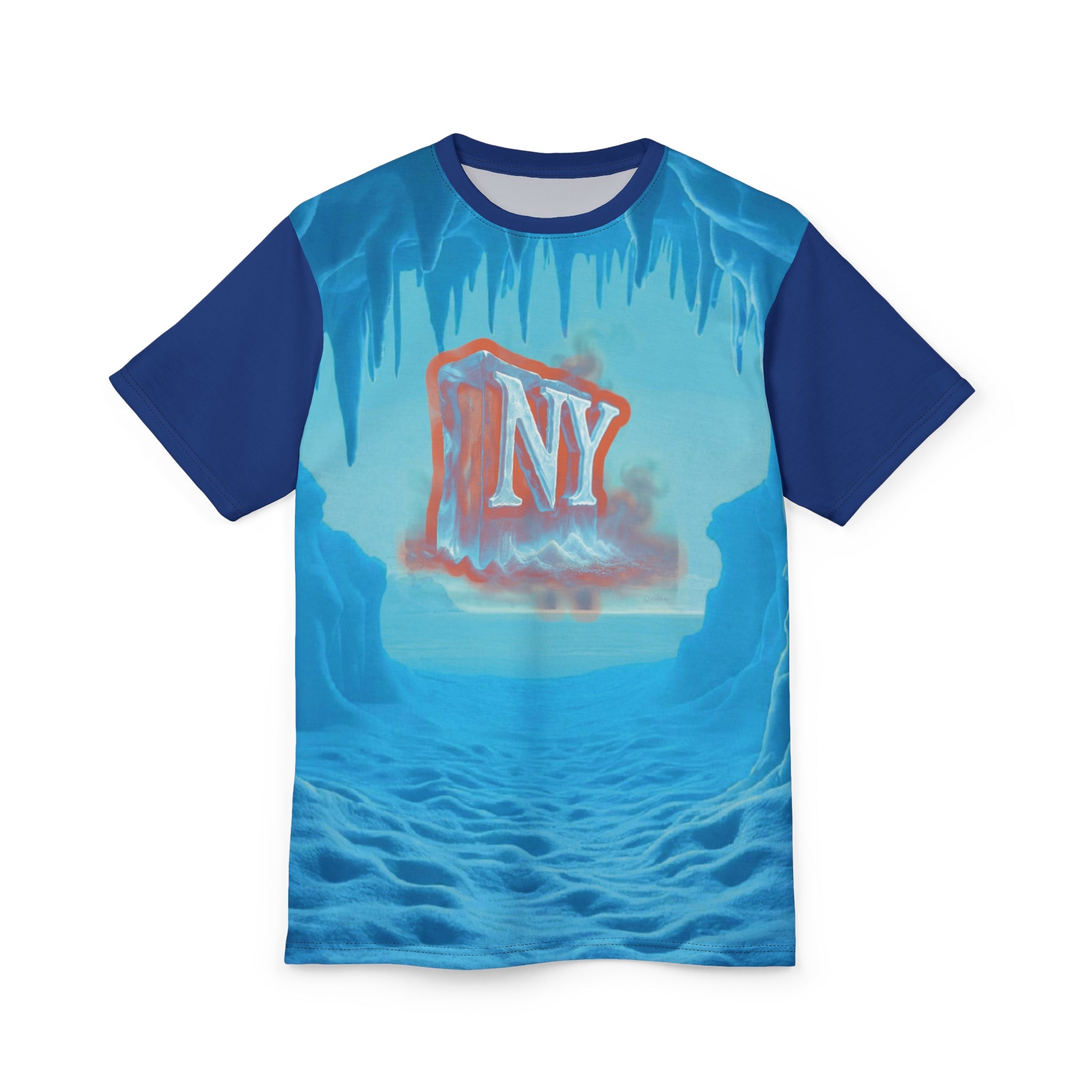 Chill Wave Unisex Tee, Ice World T-Shirt, NYC Graphic Tee, Cool Summer Shirt, Ocean Vibes Apparel, Casual Streetwear Top