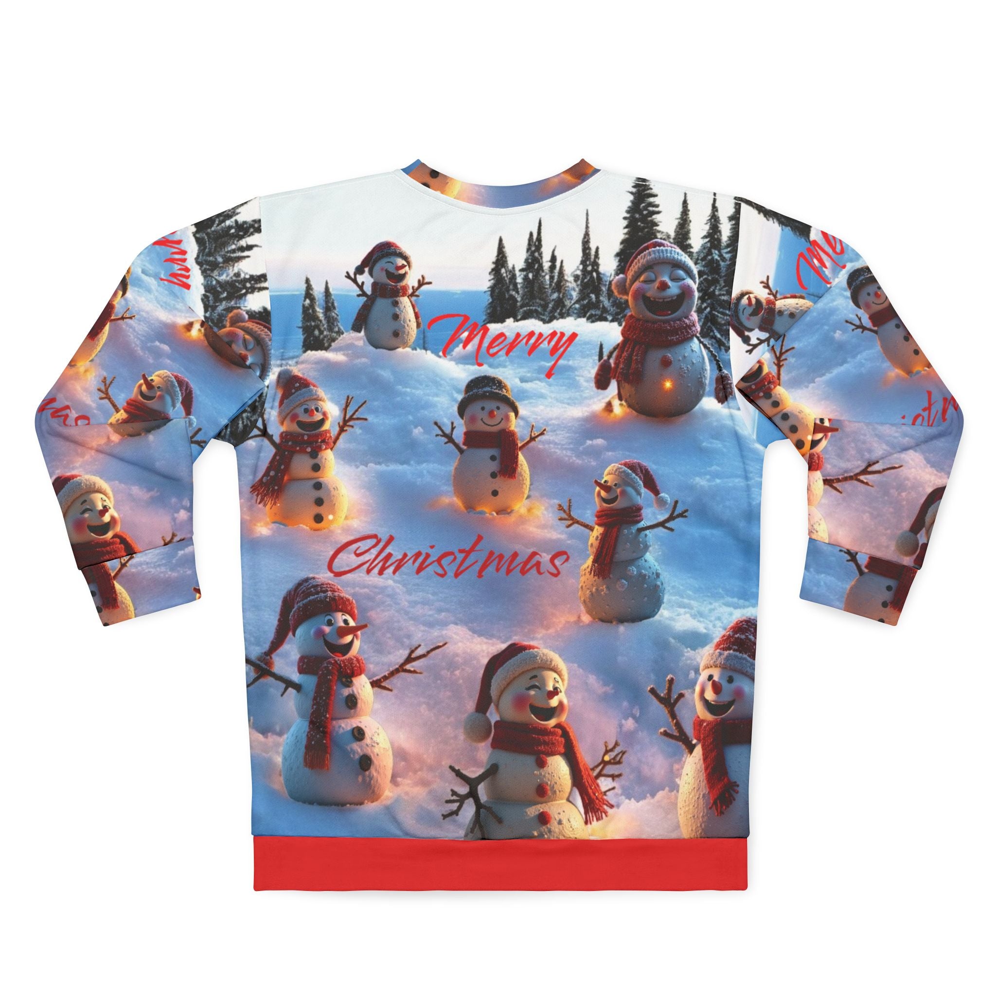 Christmas Snowman Unisex Sweatshirt