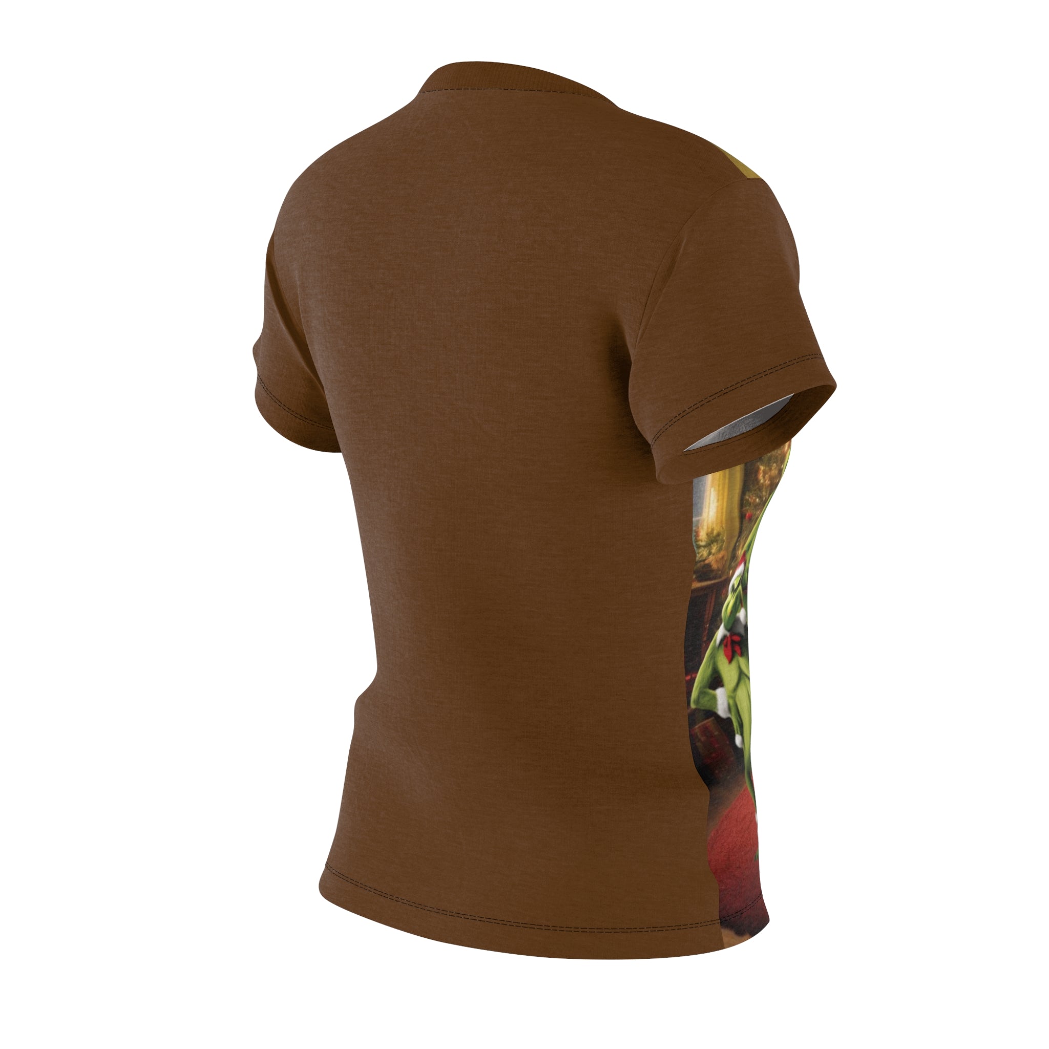 Woman Graphic Tee - Grinch Family AI Image