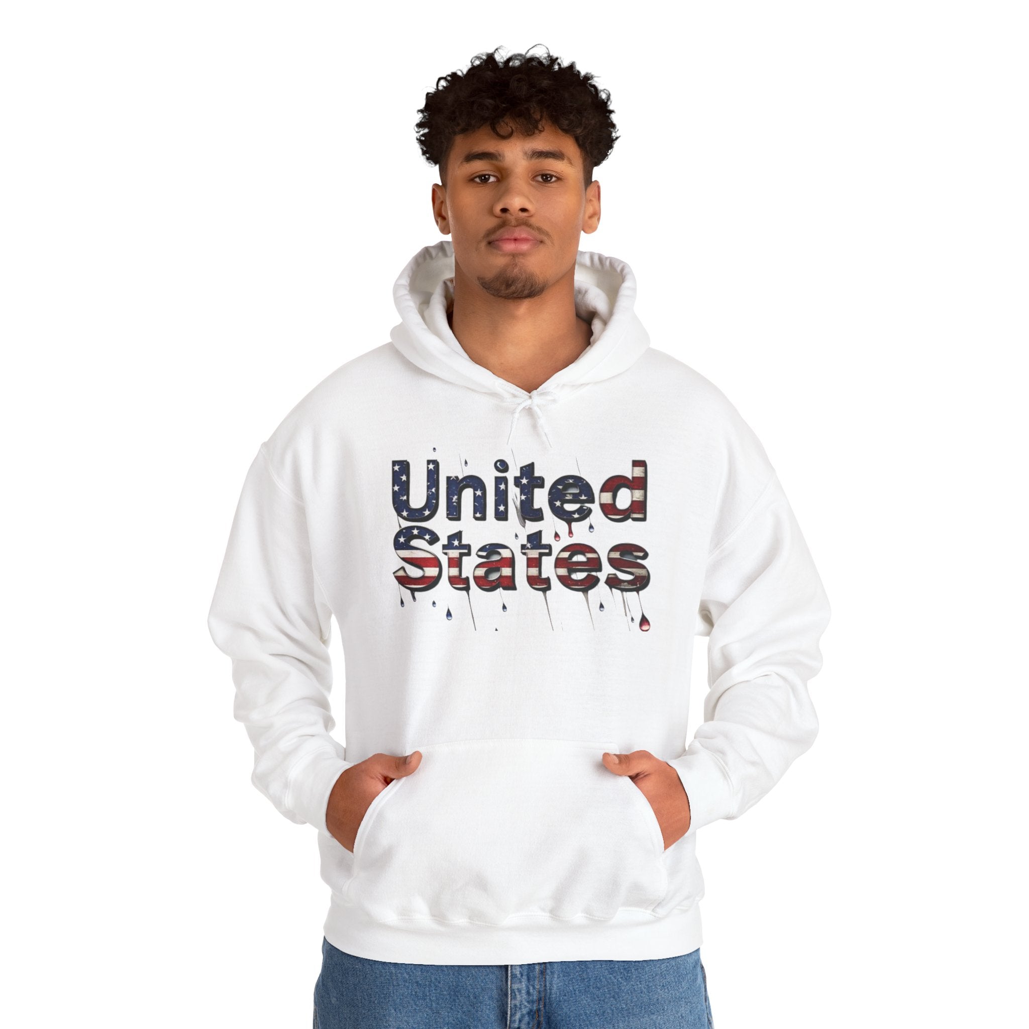 Patriotic Unisex Hooded Sweatshirt - United States Design