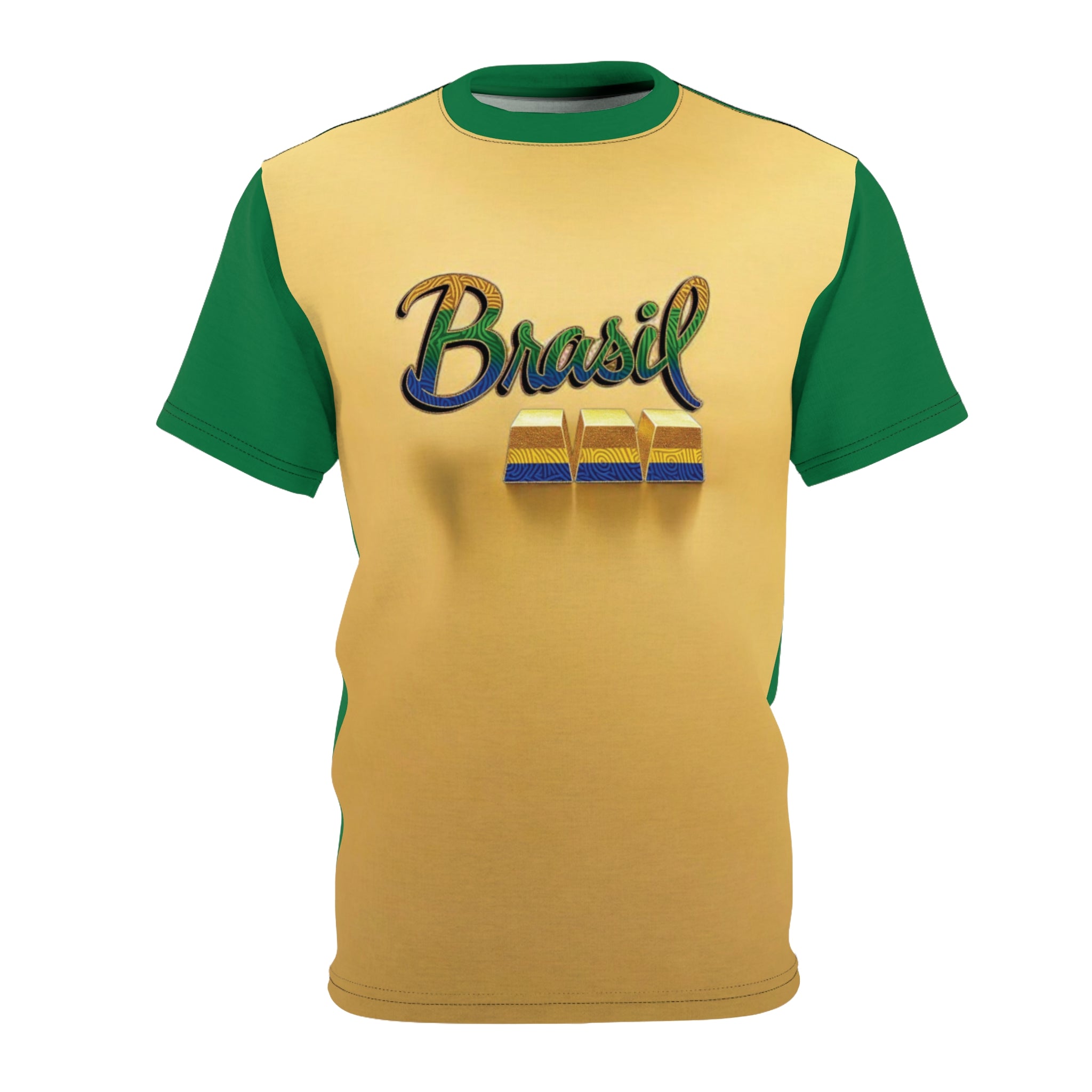 Camiseta unissex do Orgulho Brasileiro - Celebre o Brasil com um design colorido