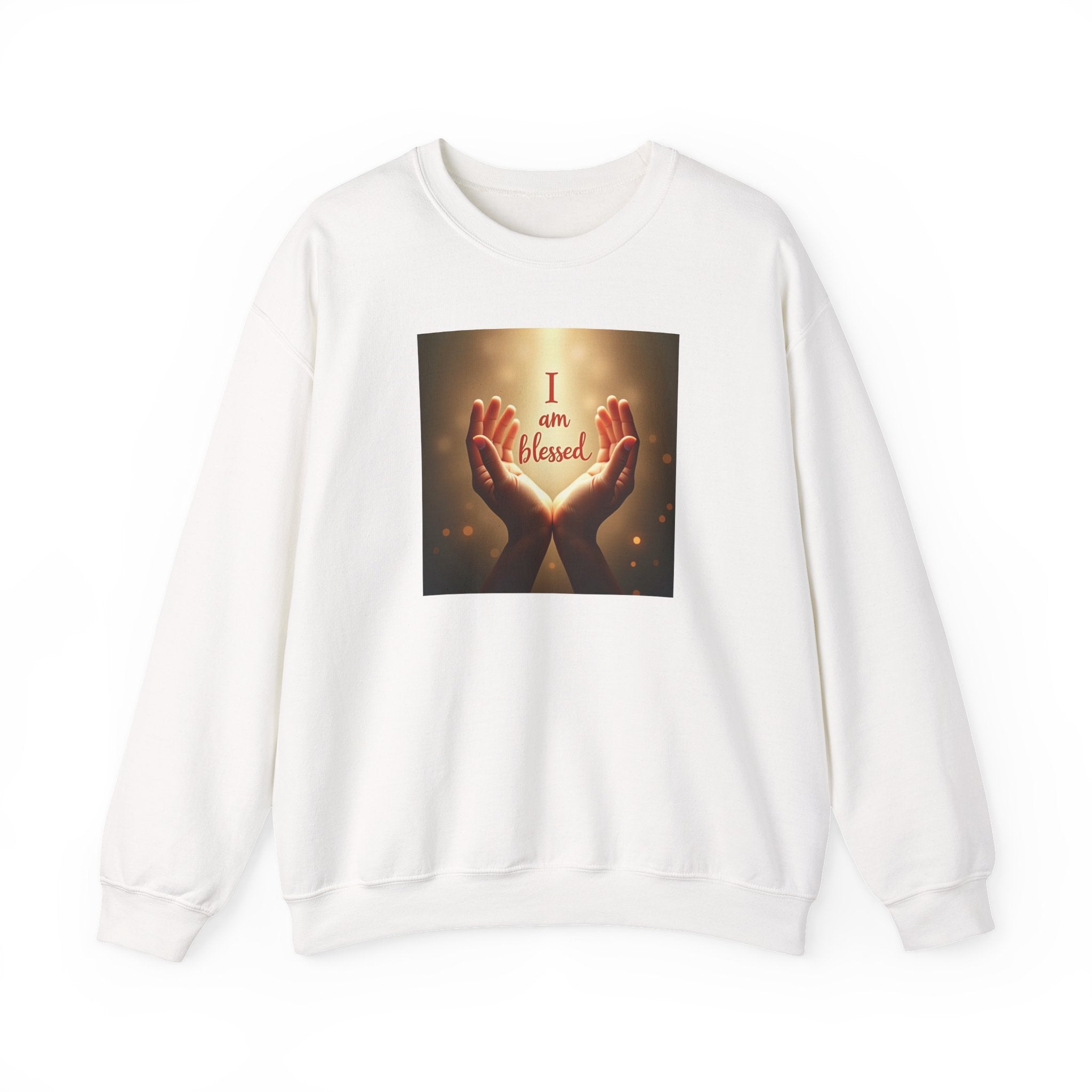 Blessed Hands Unisex Sweatshirt, Spiritual Gift, Cozy Crewneck, Inspirational Apparel, Self-Care Fashion, Comfortable Everyday Wear