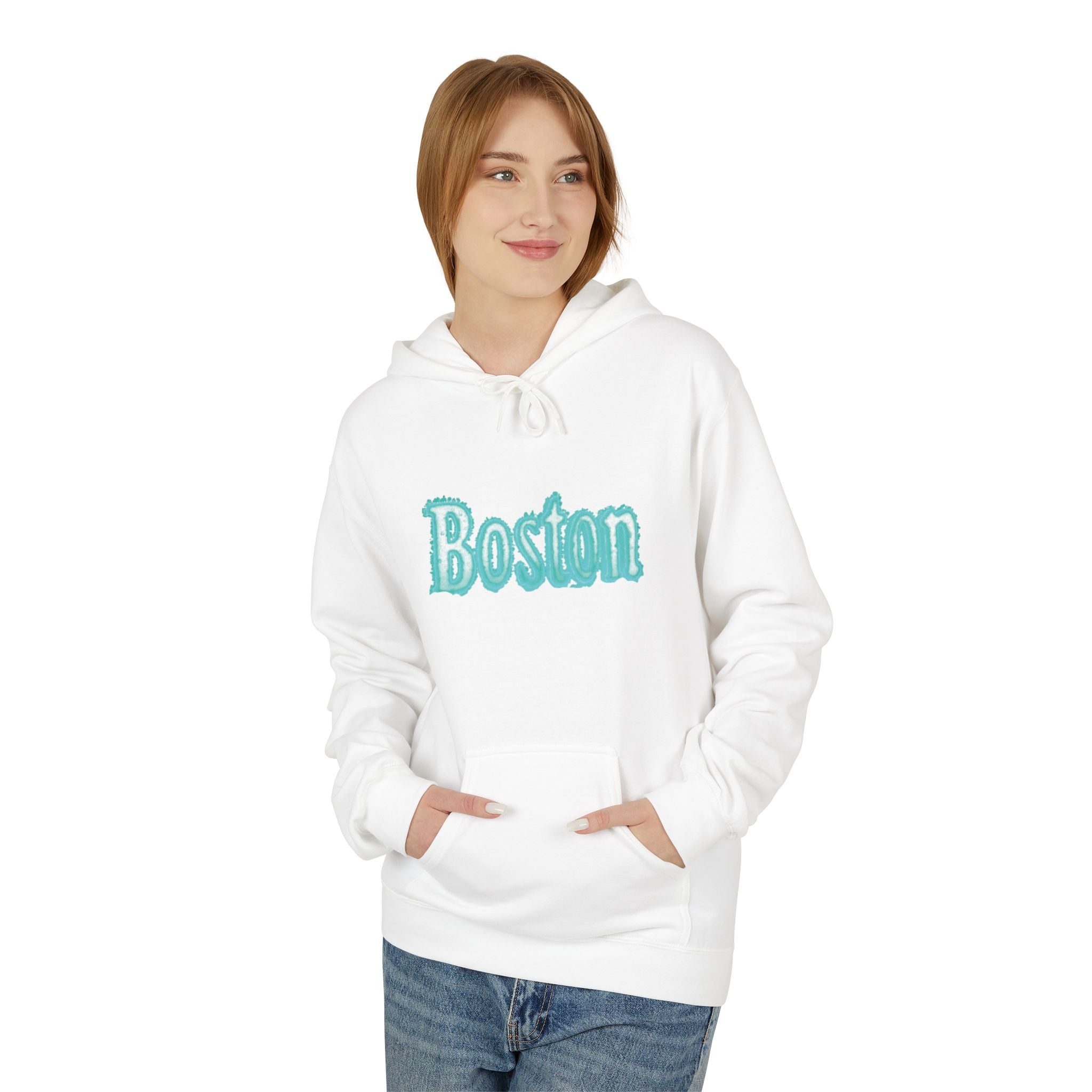 Boston Softstyle Fleece Hoodie – Cozy Unisex Sweatshirt for Boston Lovers, Perfect Gift for Birthdays, Travel, and Casual Wear