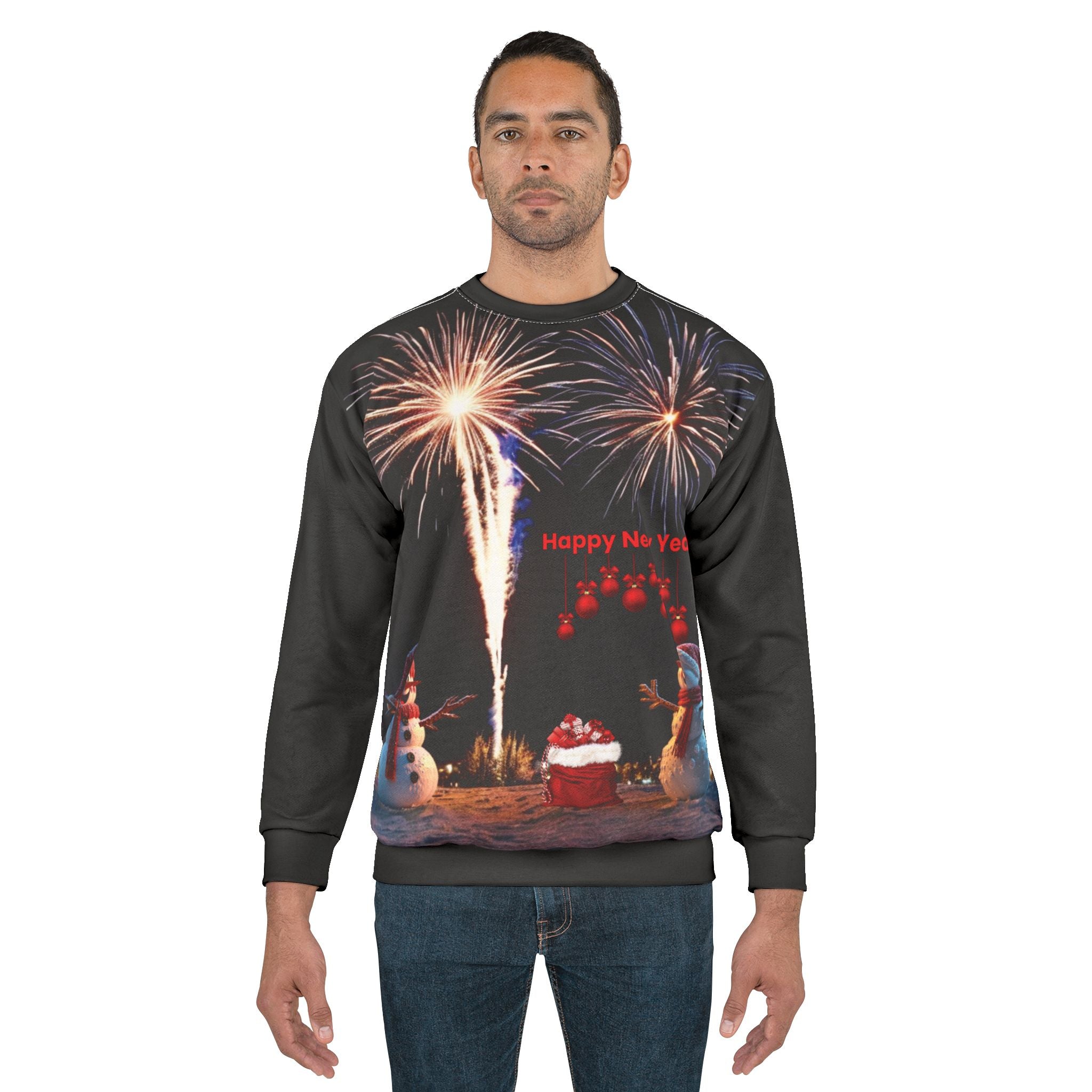 New Year Snowman Unisex Sweatshirt