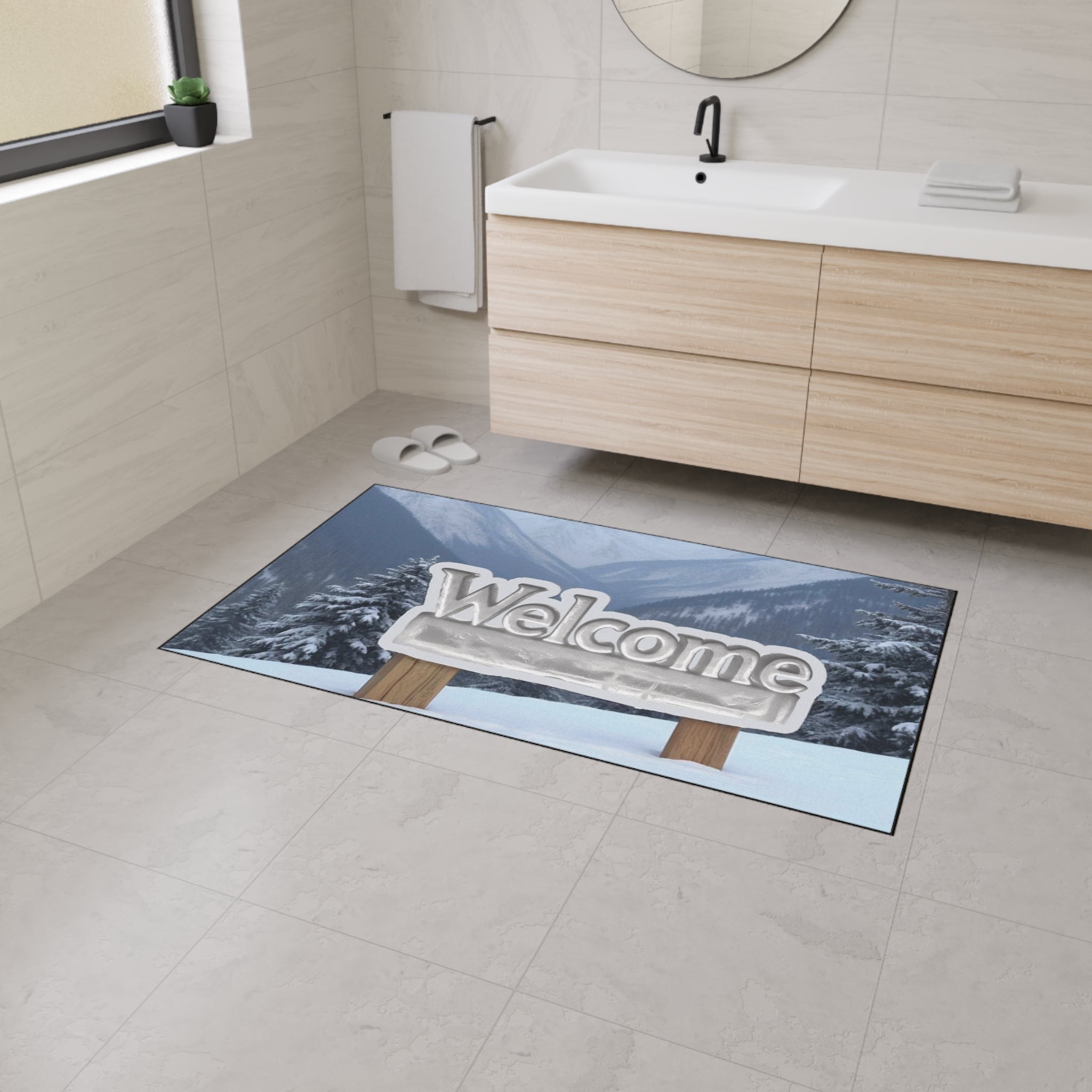 Heavy Duty Floor Mat ' Welcome '
