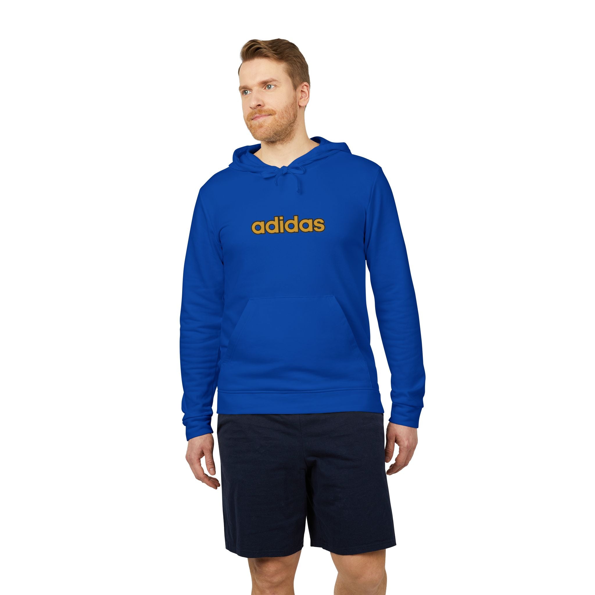 Adidas Unisex Fleece Hoodie, Cozy Hoodie, Casual Wear, Sports Apparel, Gift for Him/Her, Athleisure Fashion