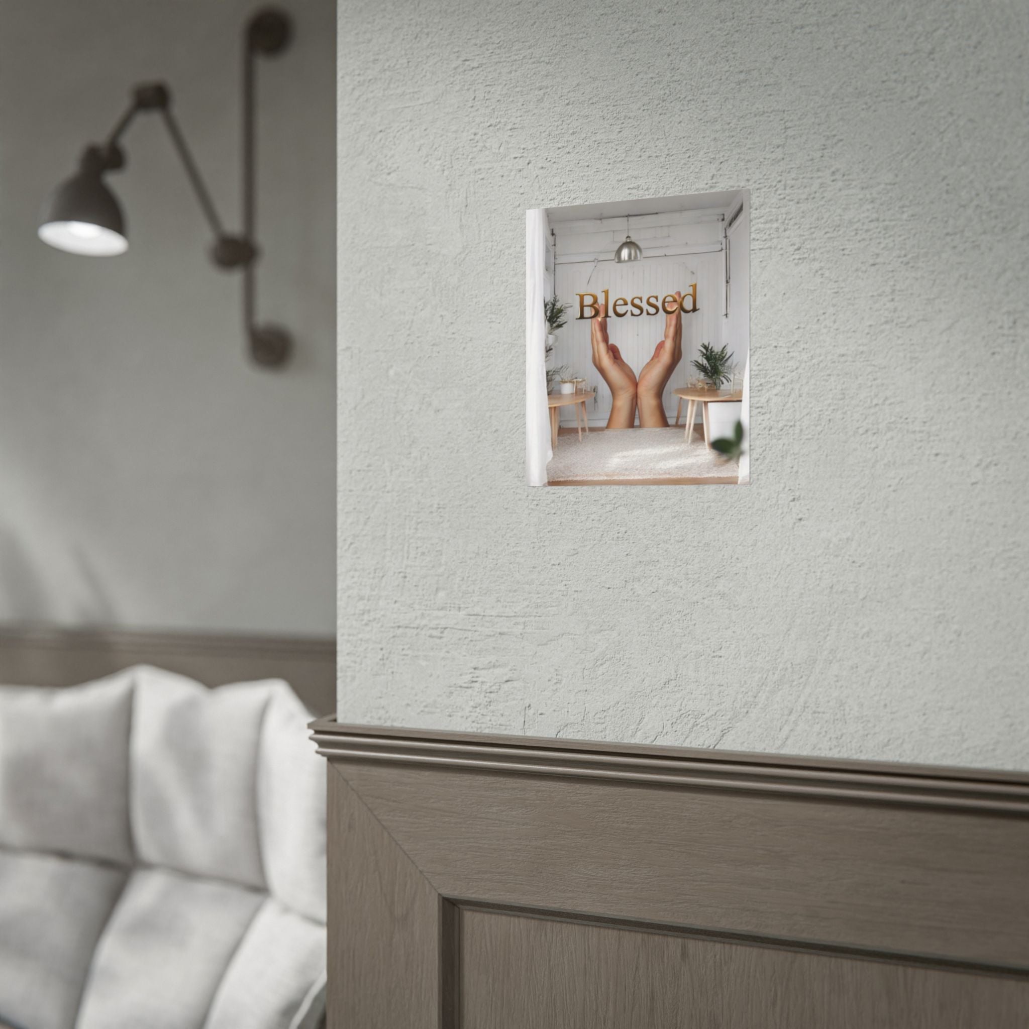 Blessed Rolled Posters - Wall Art, Inspirational Decor, Gift for Home, Motivational Decor, Office Wall Art