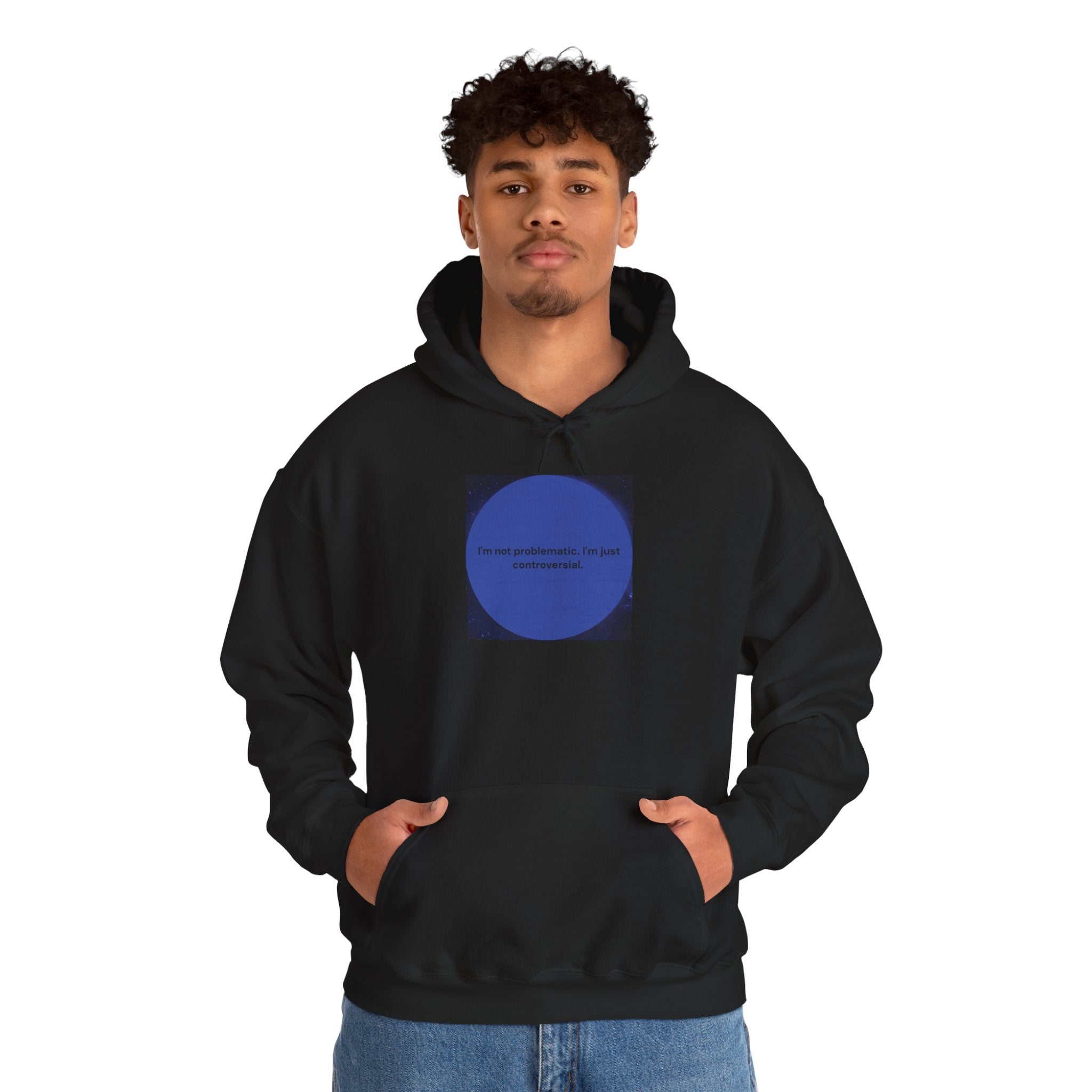 Blue Hooded Sweatshirt