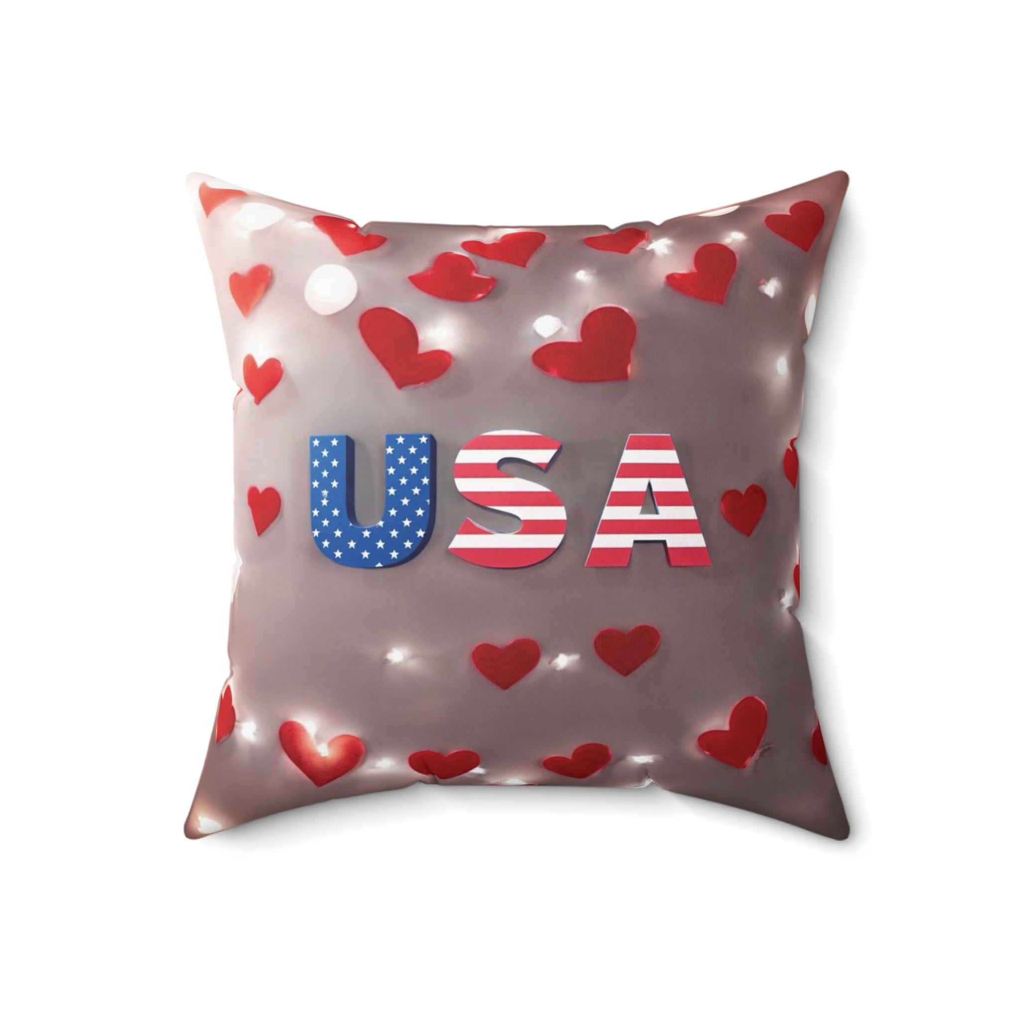 Spun Polyester Square Pillow