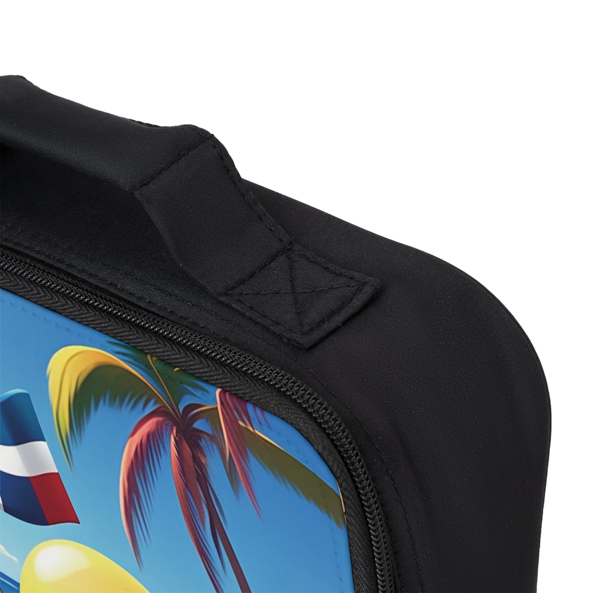 Bolsa de almuerzo con emoji playero