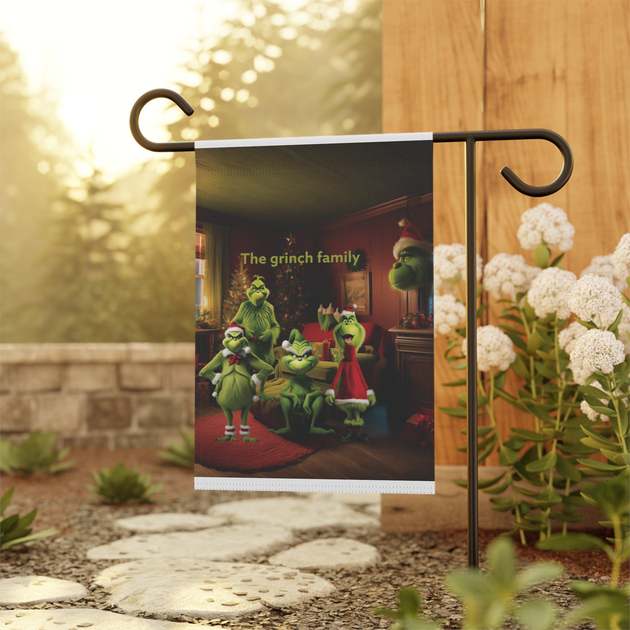 Banner - Grinch Family Garden & House Welcome Sign