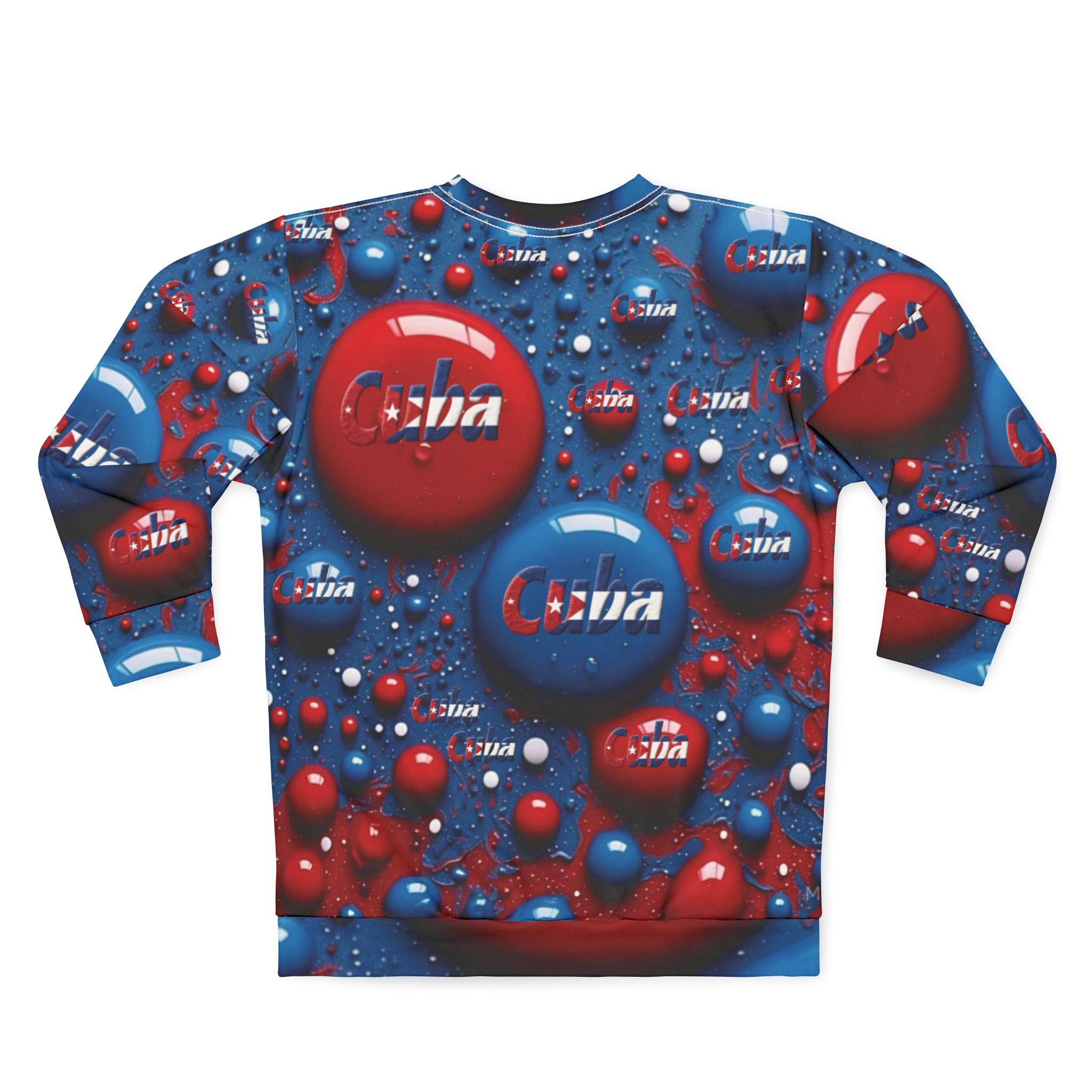 Sudadera de hombre con estampado cubano integral