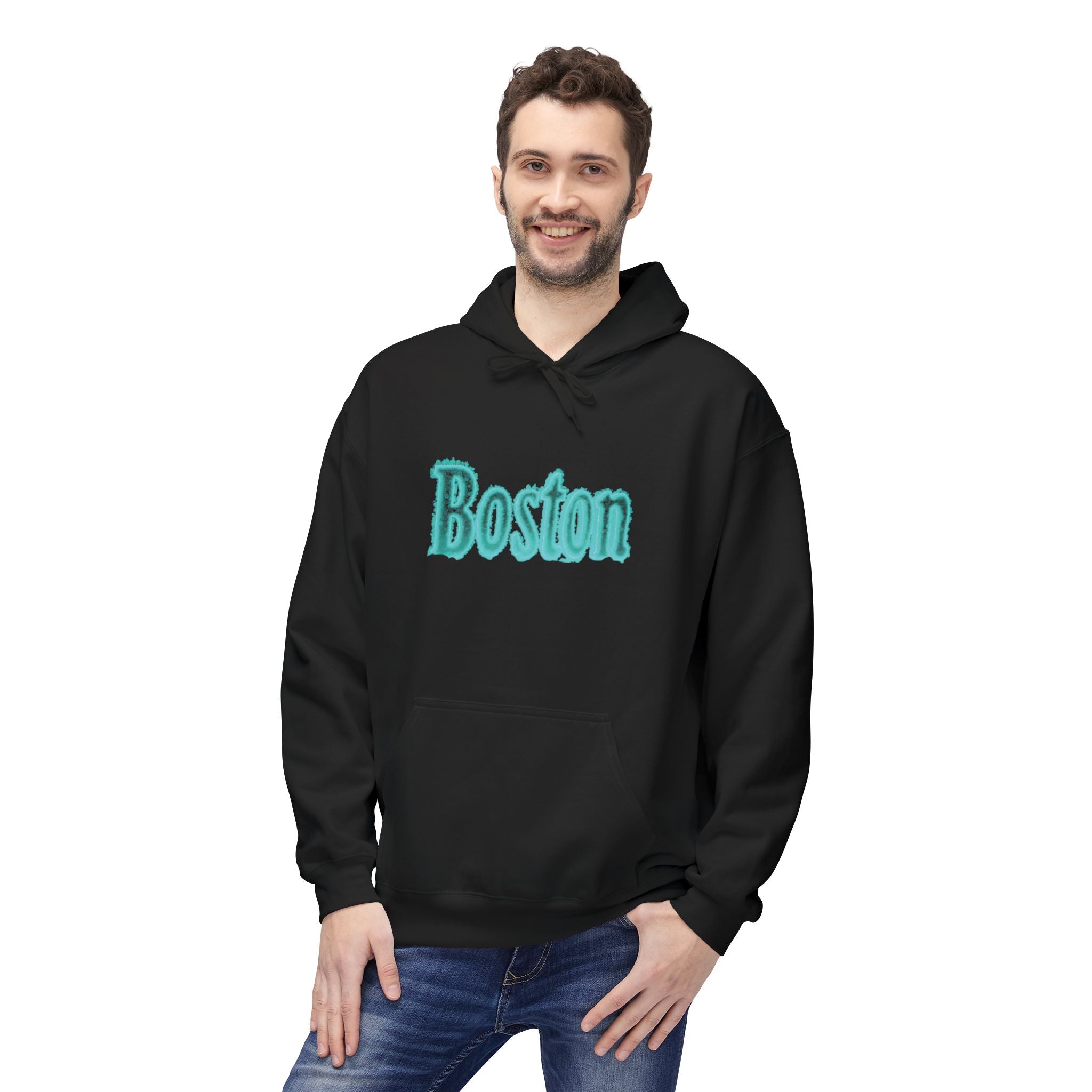 Boston Softstyle Fleece Hoodie – Cozy Unisex Sweatshirt for Boston Lovers, Perfect Gift for Birthdays, Travel, and Casual Wear