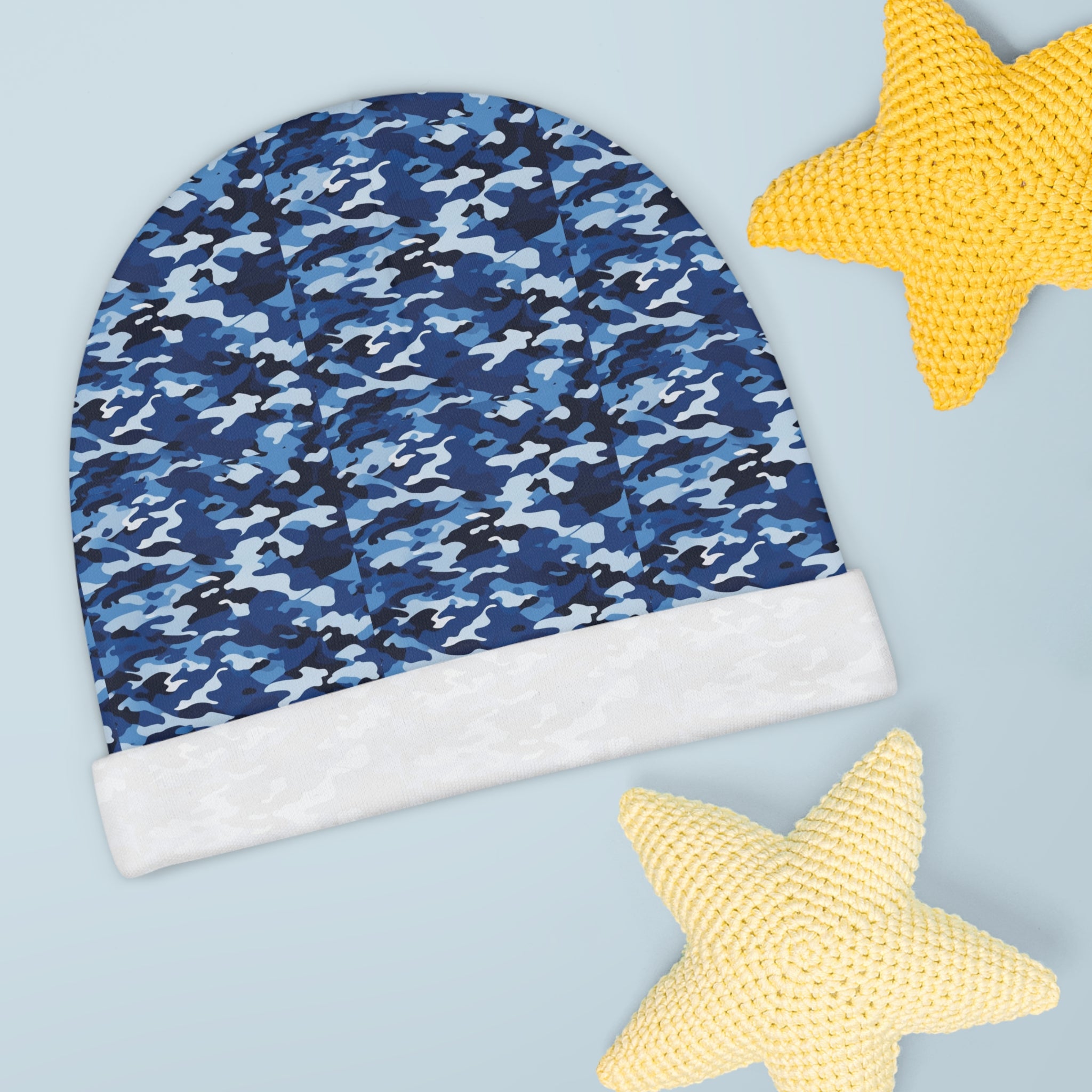 Camouflaje Baby Beanie (AOP) ( image is AI  )