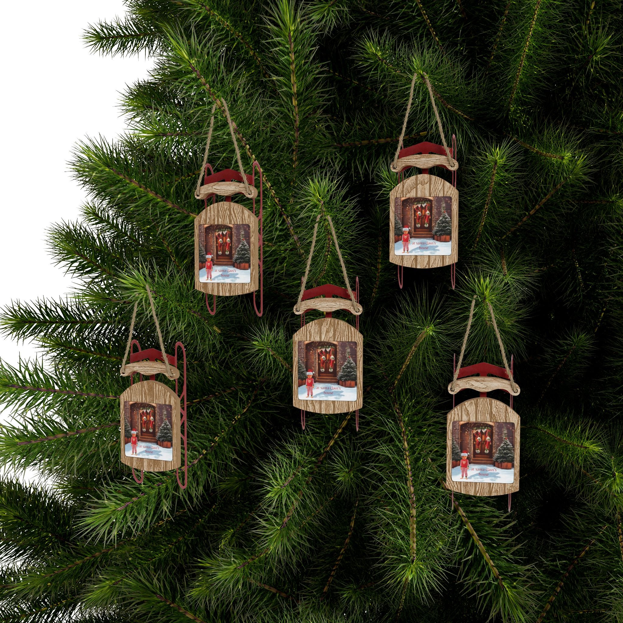Sled Ornaments