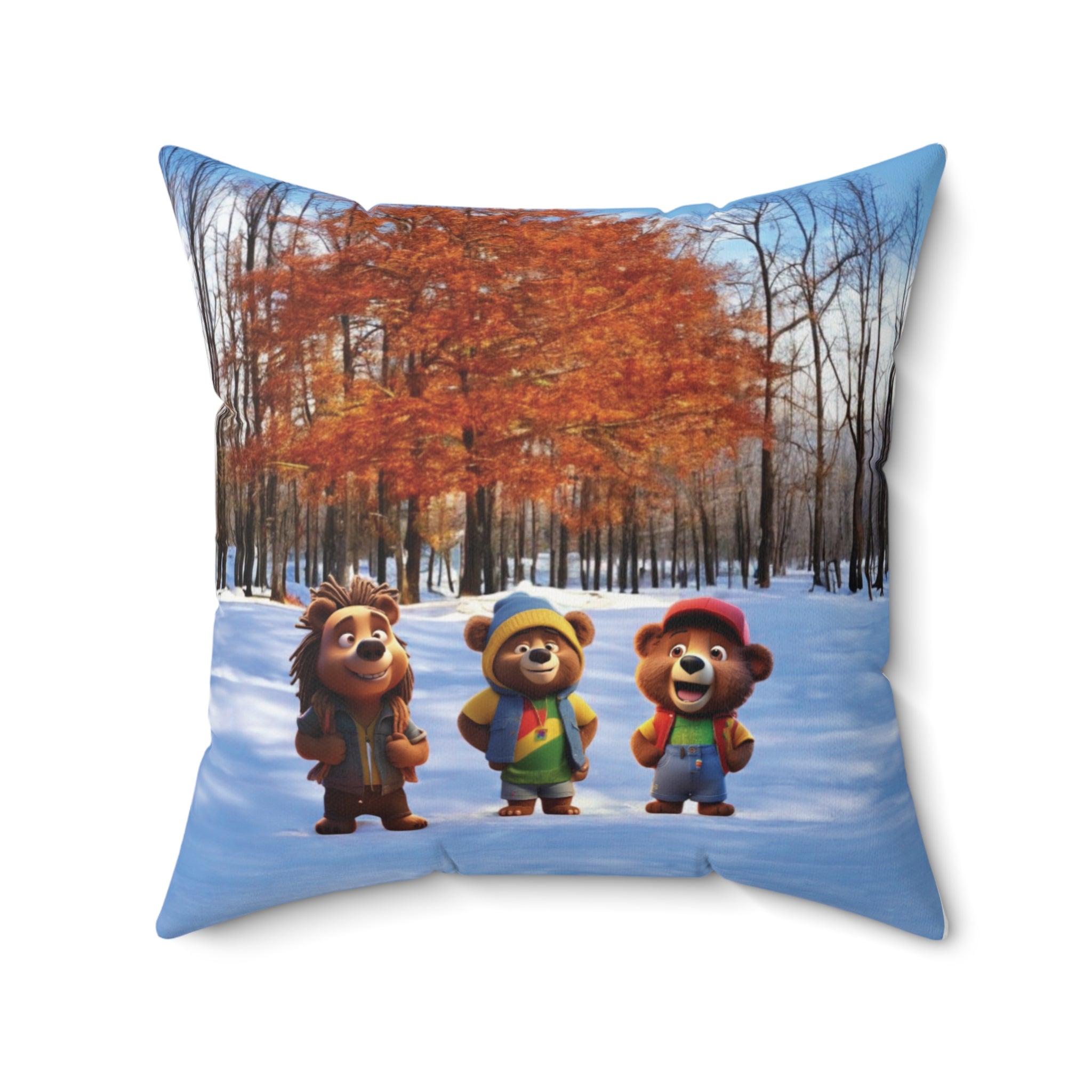 Spun Polyester Square Pillow