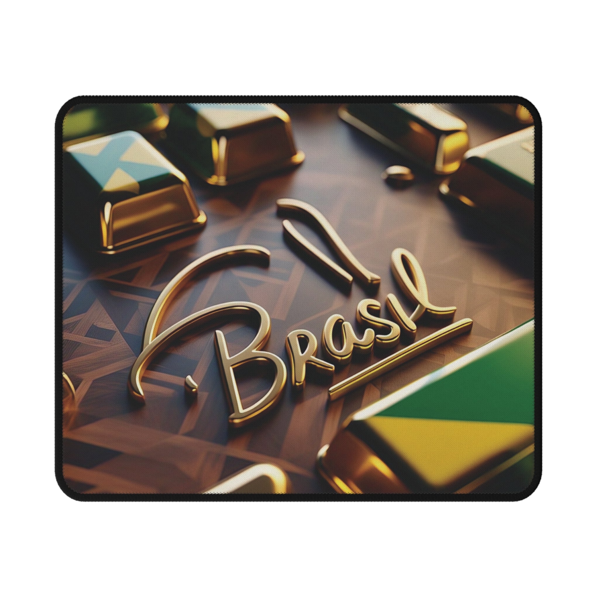 Mouse Pad Gamer - Brasil Design para Gamers e Decoração de Mesa