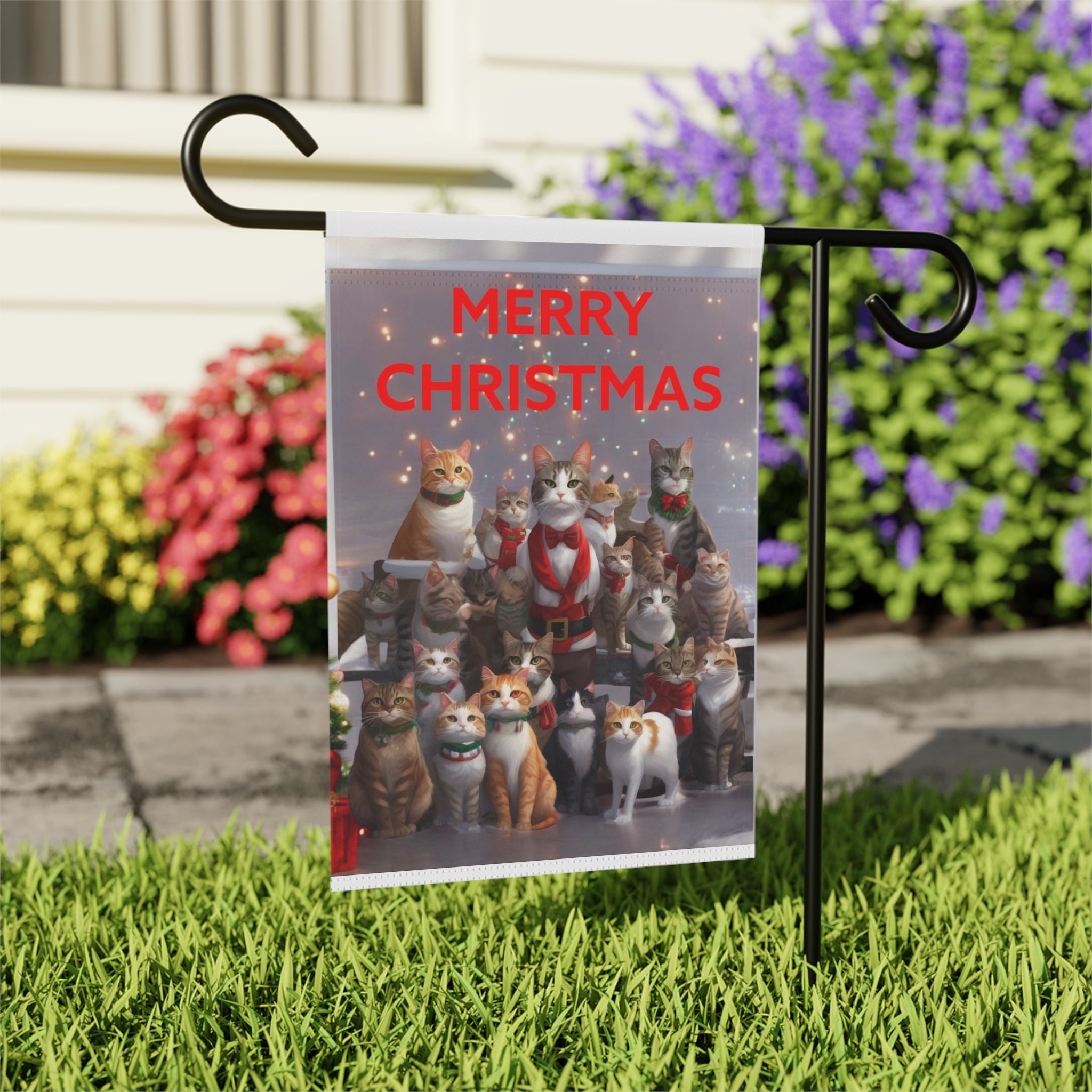 Christmas Cat Banner