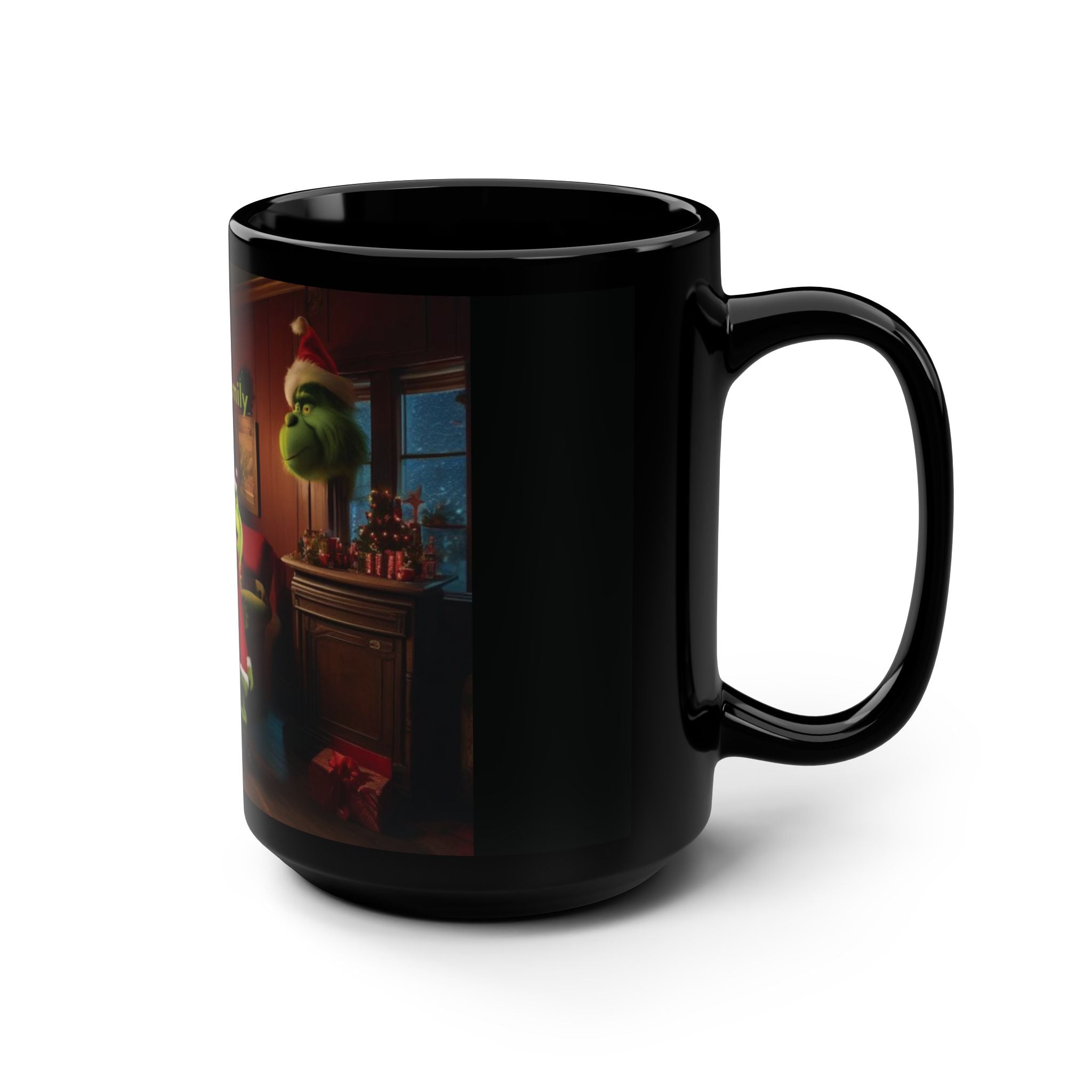 cute Grinch family mug 15oz