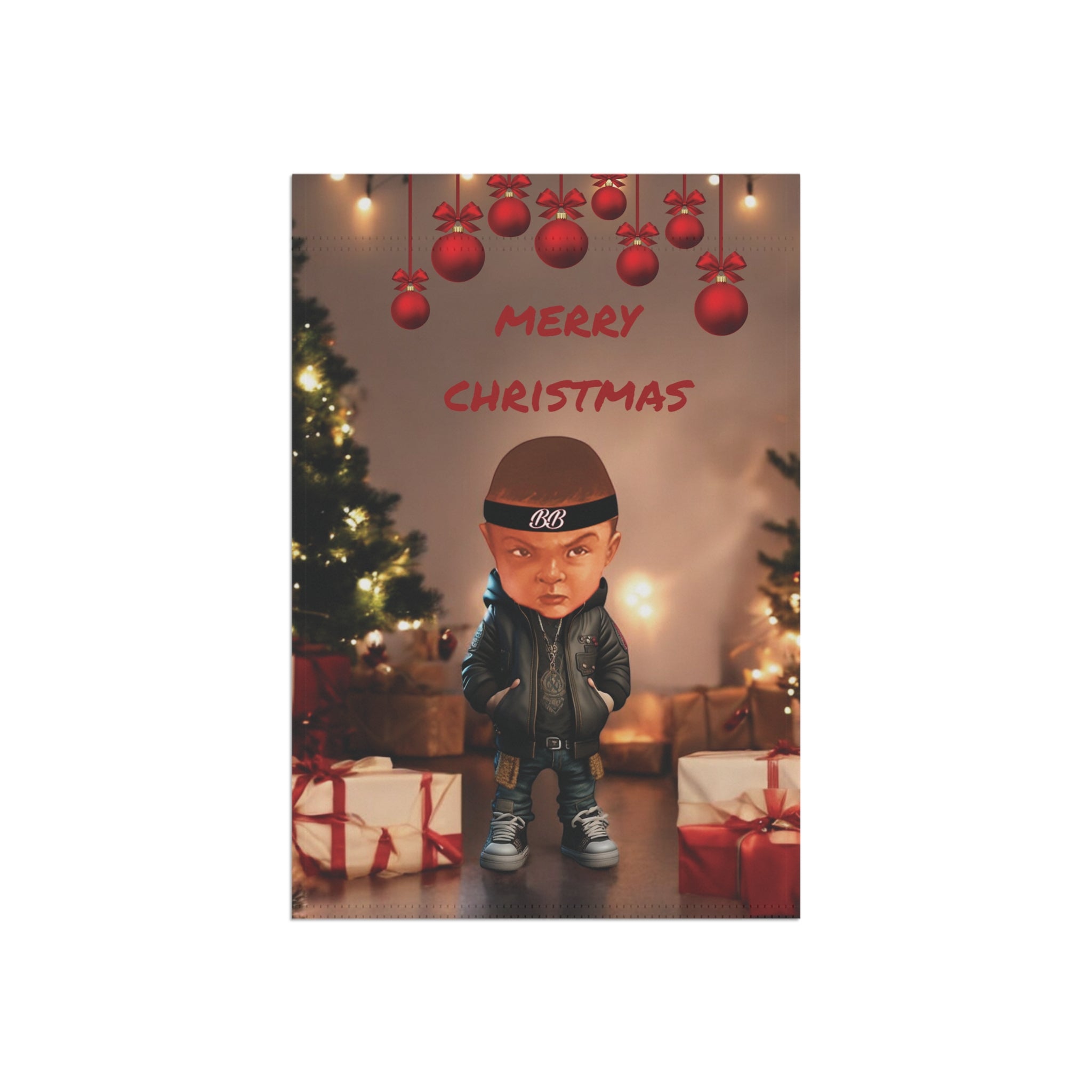 Garden Banner - Christmas Baby Welcome Sign