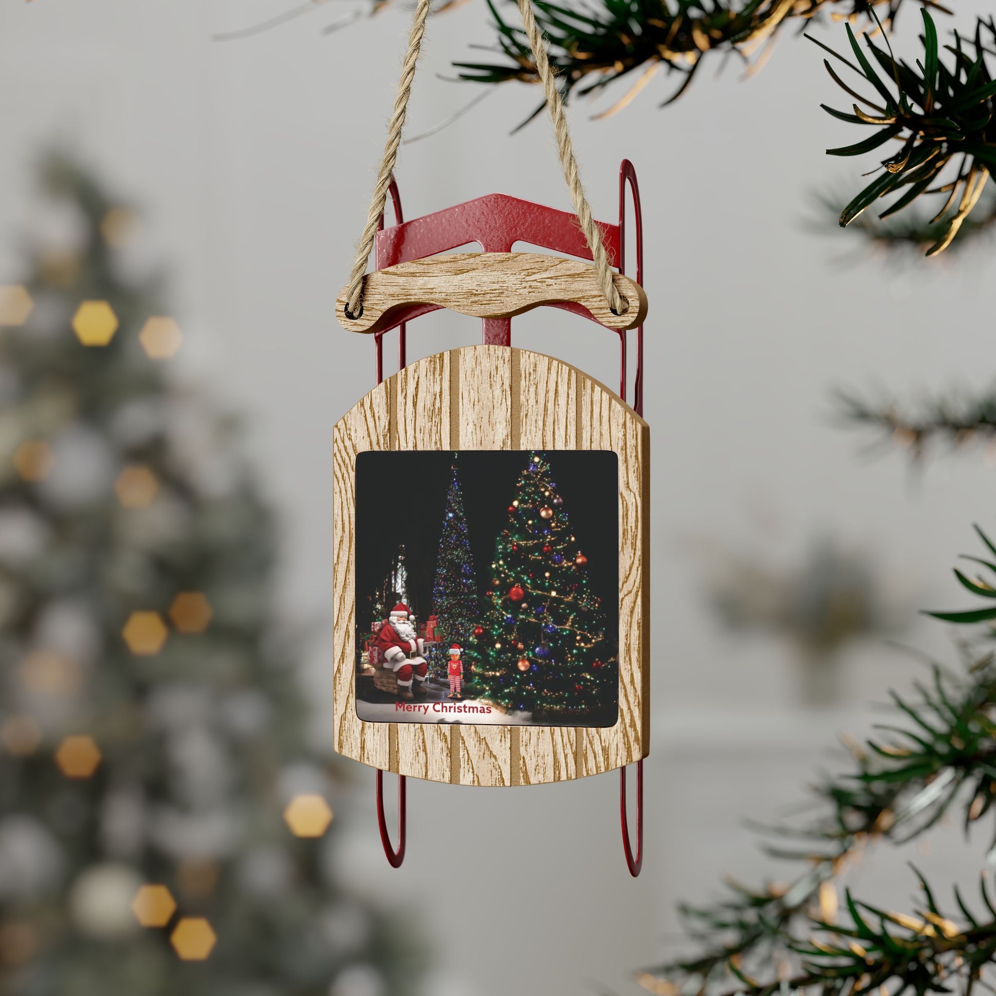 Sled Ornaments