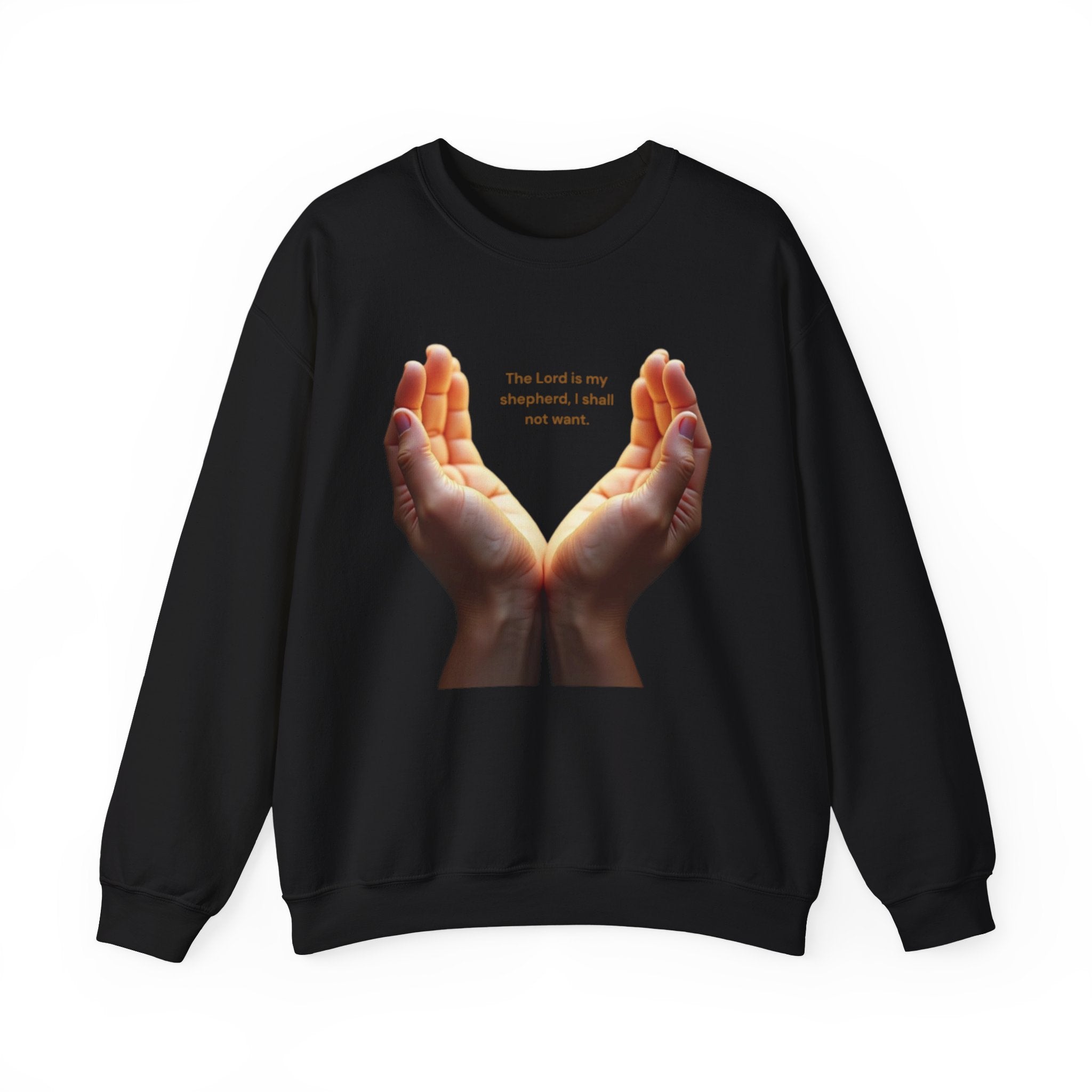 Heartfelt Hands Crewneck Sweatshirt, Inspirational Sweatshirt, Gift for Friends, Cozy Layer, Intention Sweatshirt, Relaxed Fit