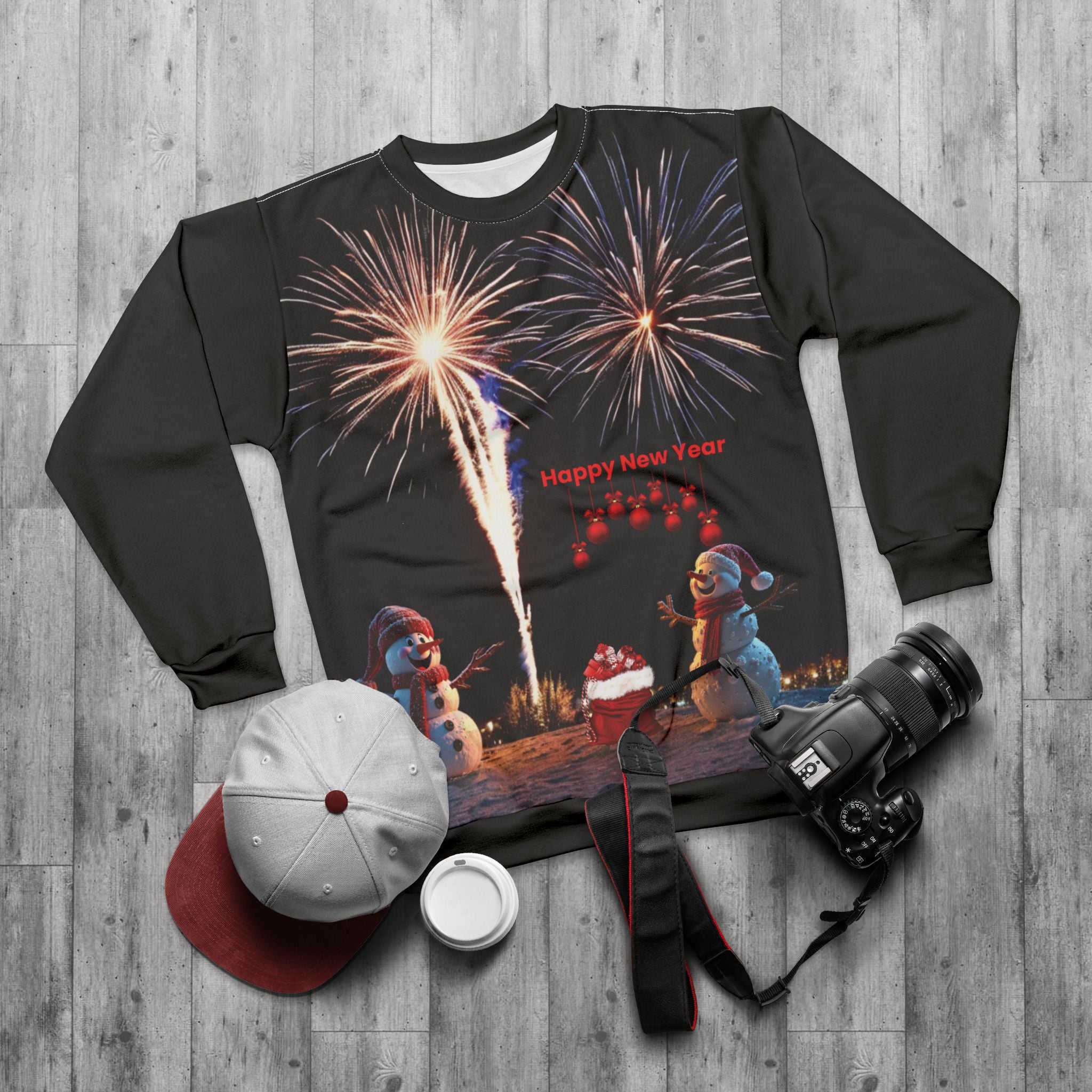 New Year Snowman Unisex Sweatshirt