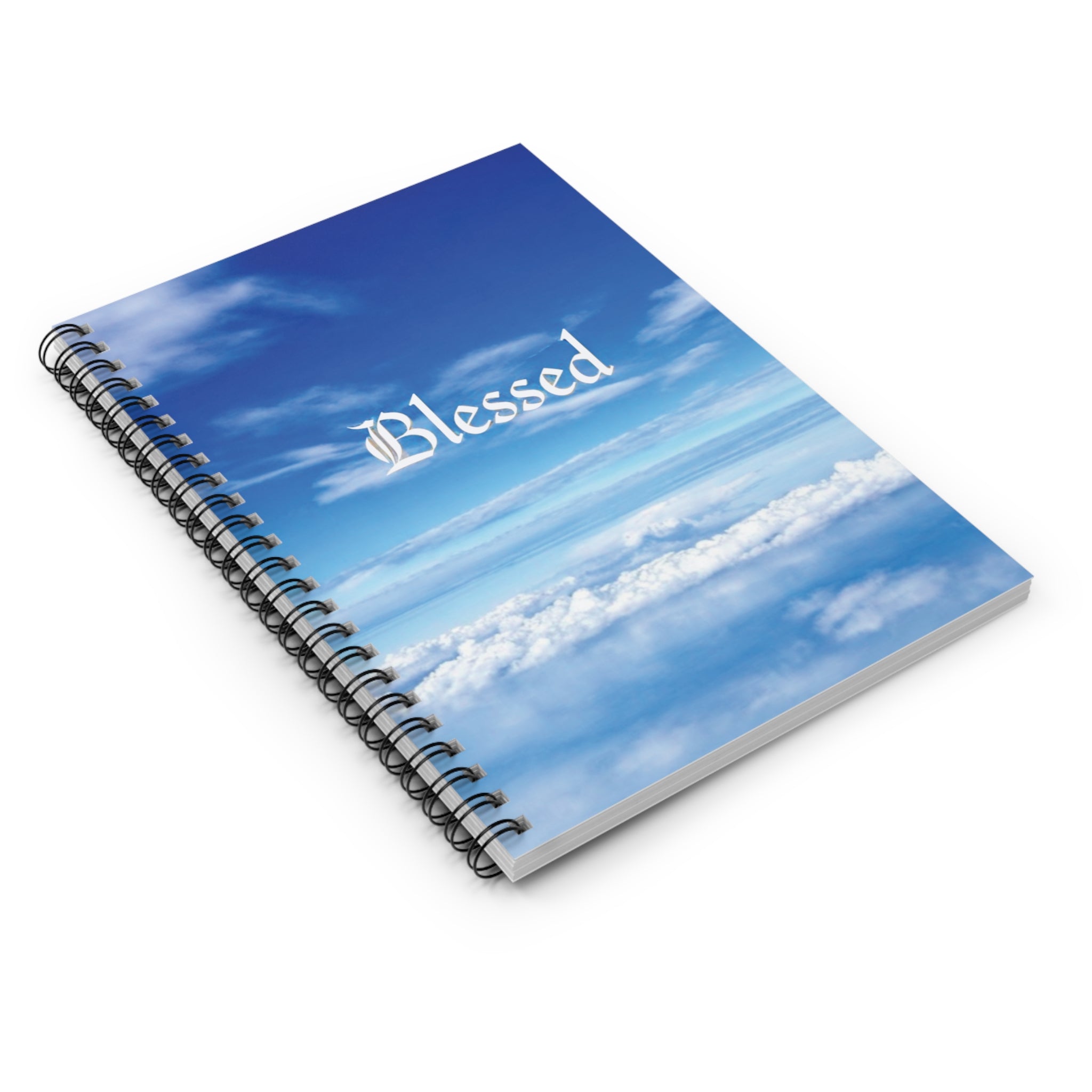 Blessed Sky Spiral Notebook - Inspirational Journal, Perfect Gift, Organization, Note-taking, Study, Prayer Journal