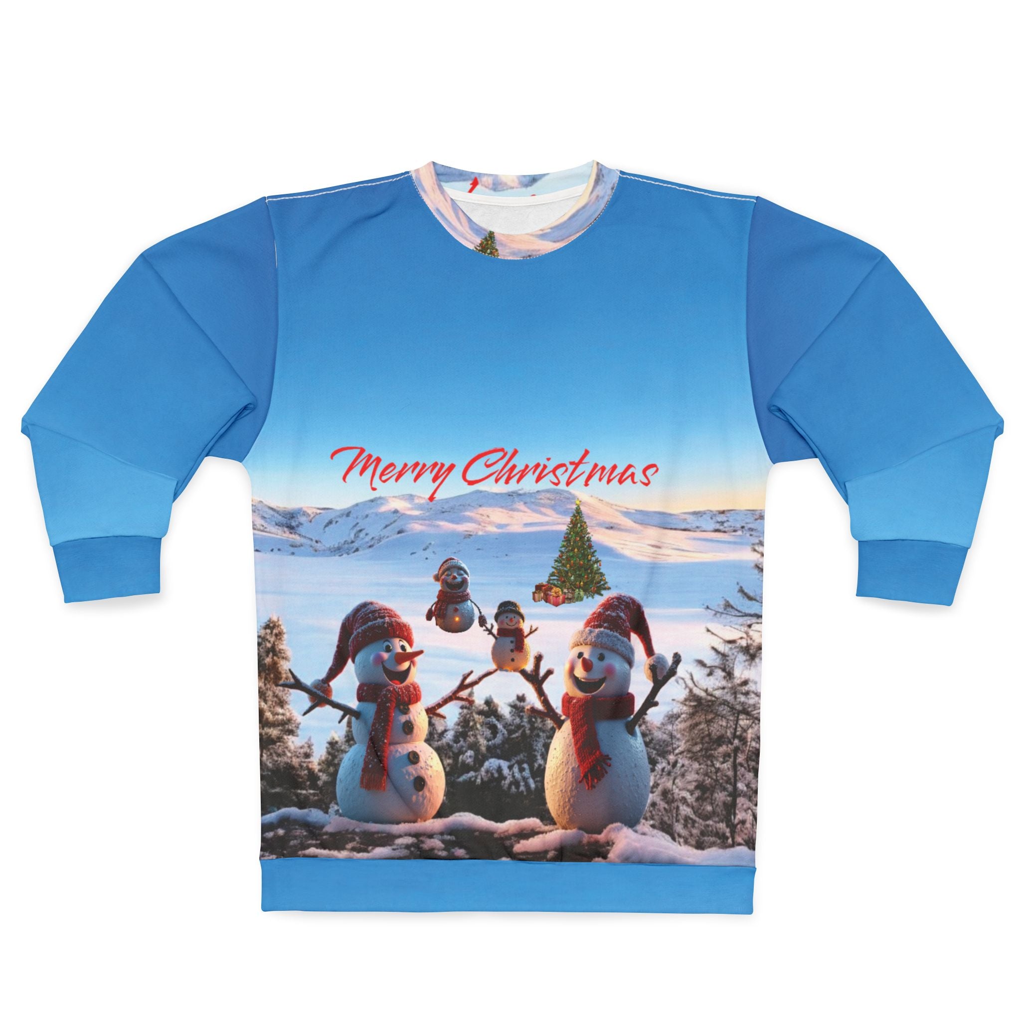 Christmas Snowman Unisex Sweatshirt