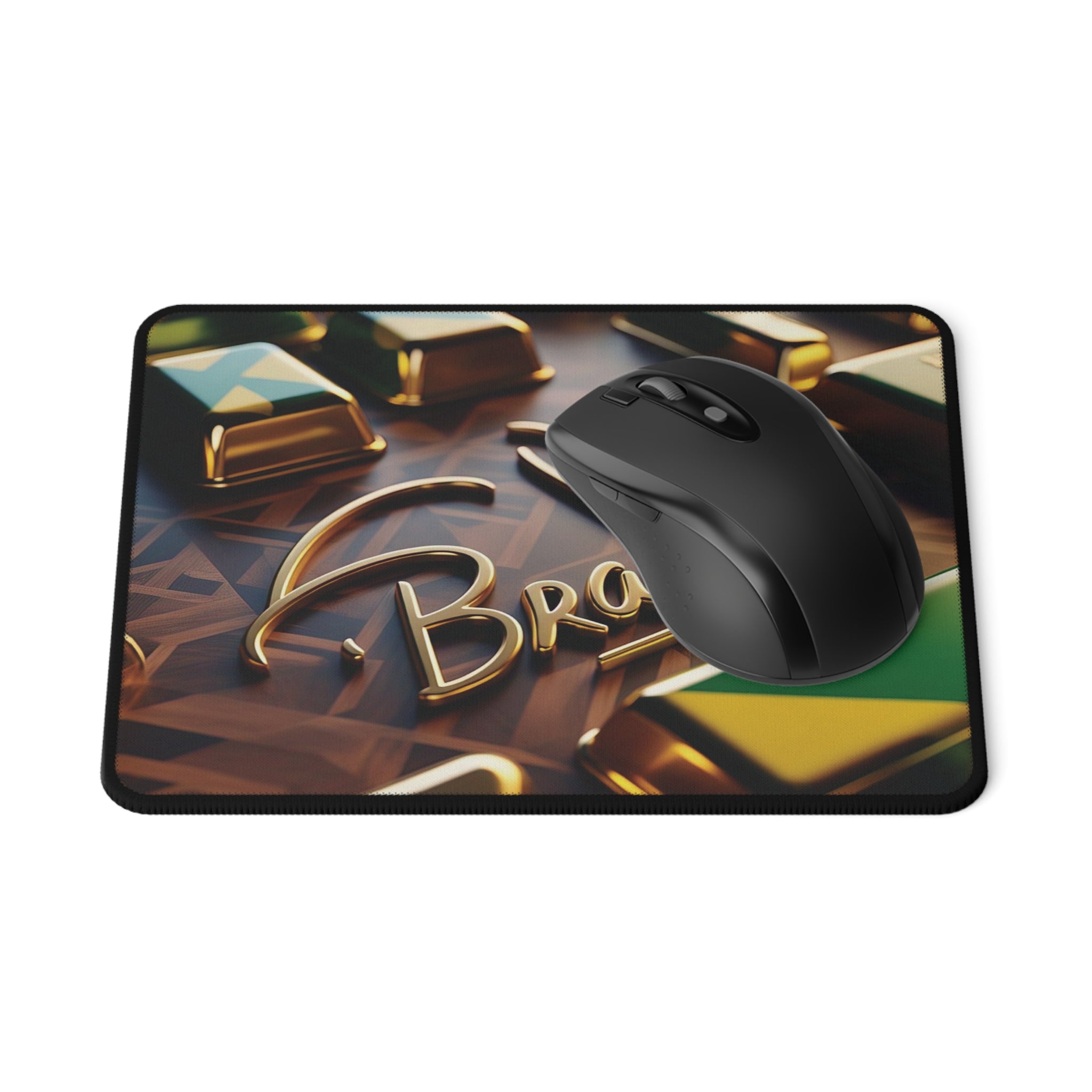 Mouse Pad Gamer - Brasil Design para Gamers e Decoração de Mesa