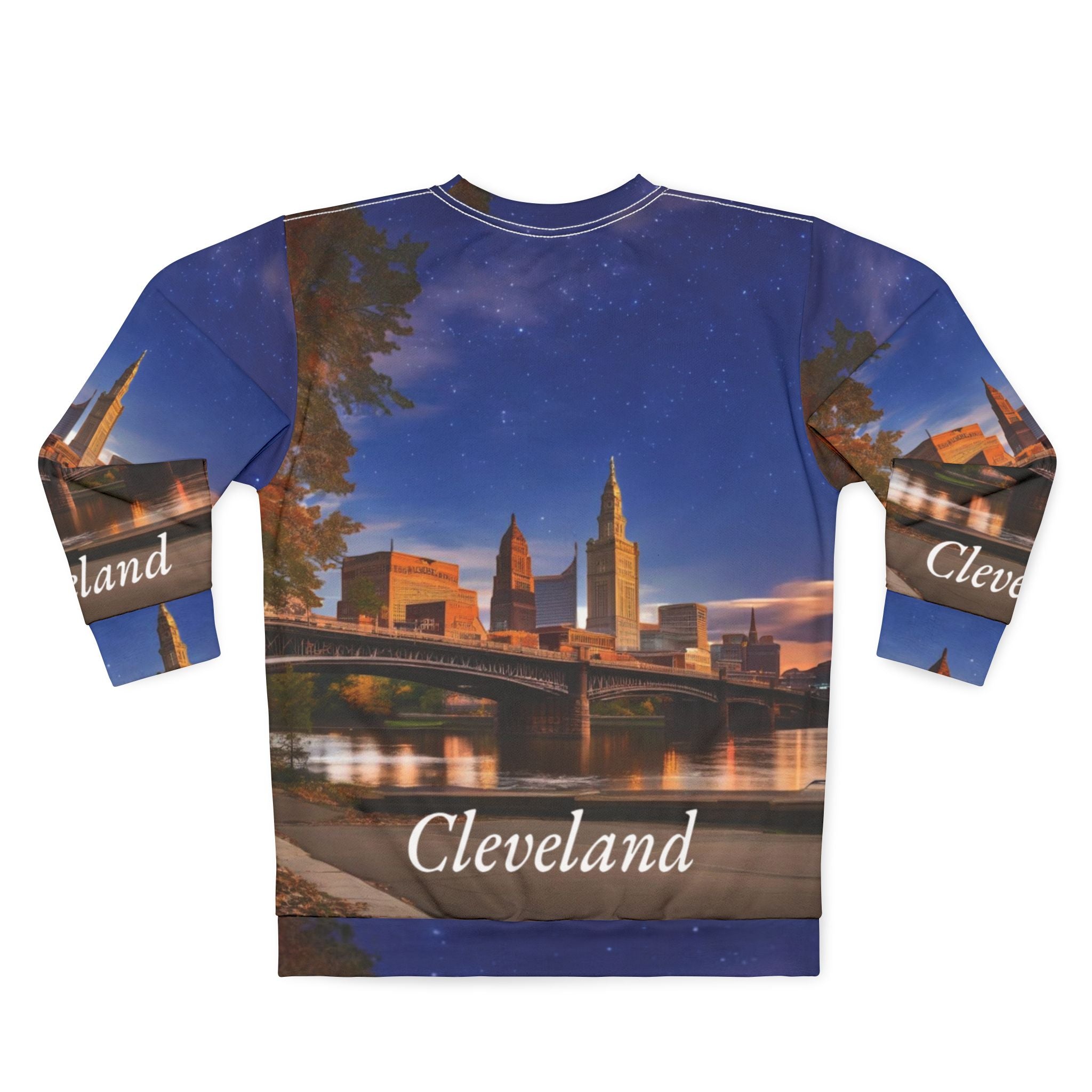 City Sunset Unisex Sweatshirt - Cleveland, Ohio Gift Idea