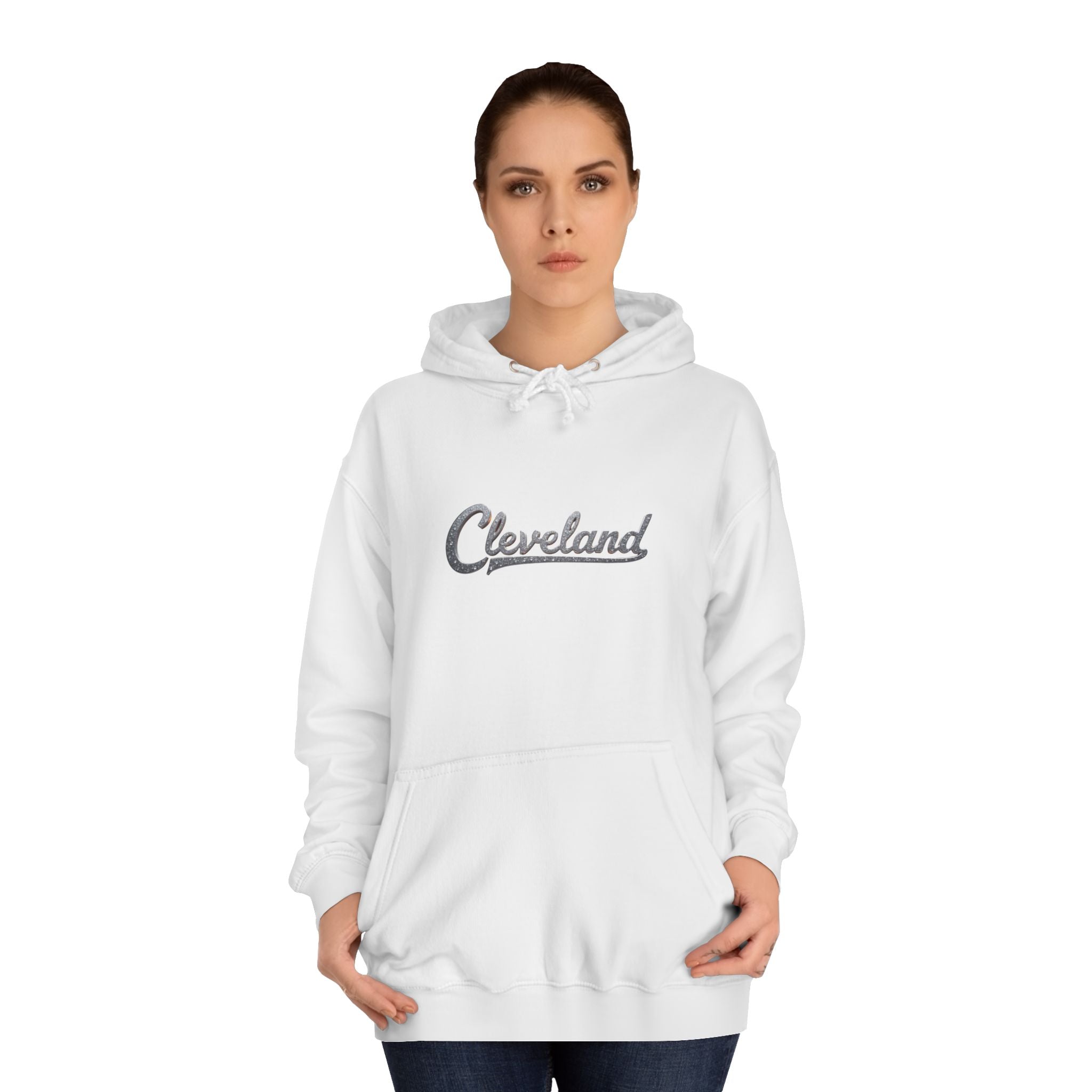 Cleveland Unisex College Hoodie | Cozy Campus Sweatshirt, Gift for Students, College Apparel, Casual Wear, School Spirit