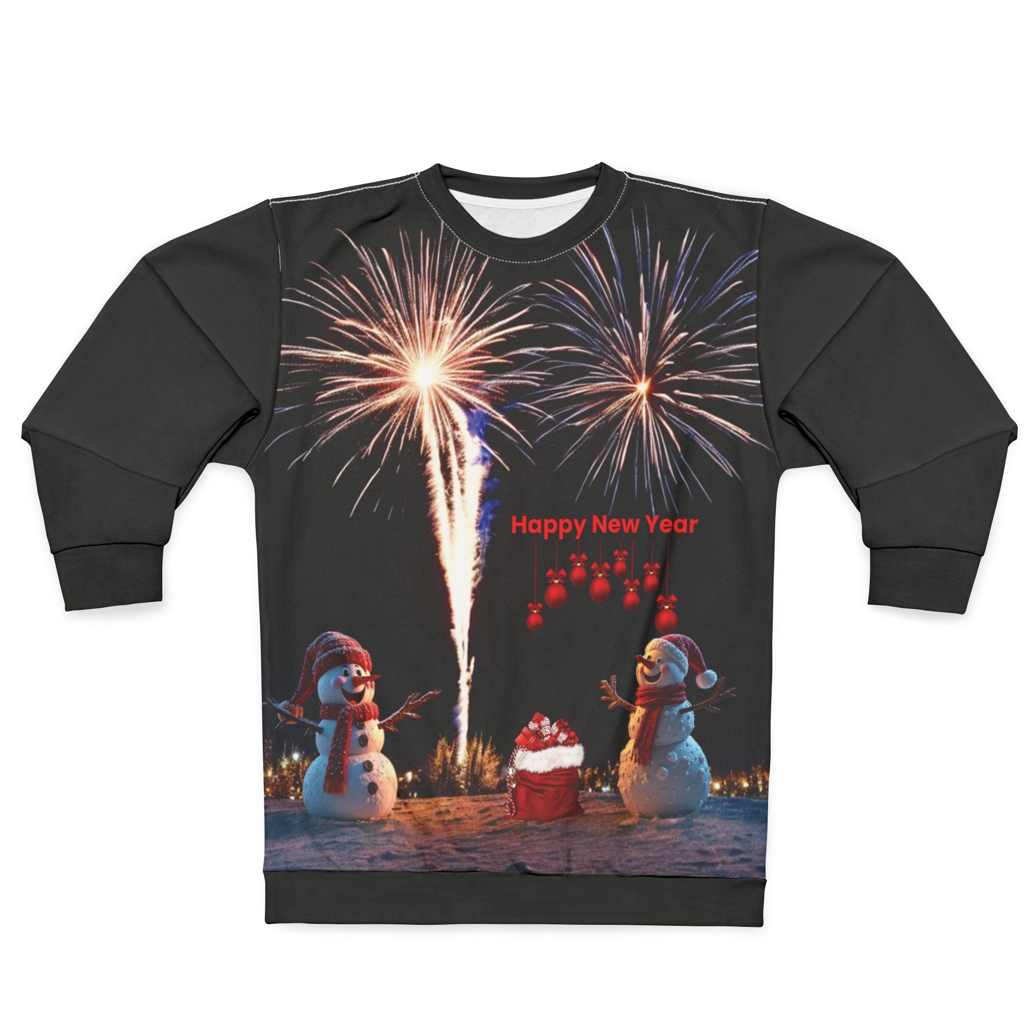 New Year Snowman Unisex Sweatshirt