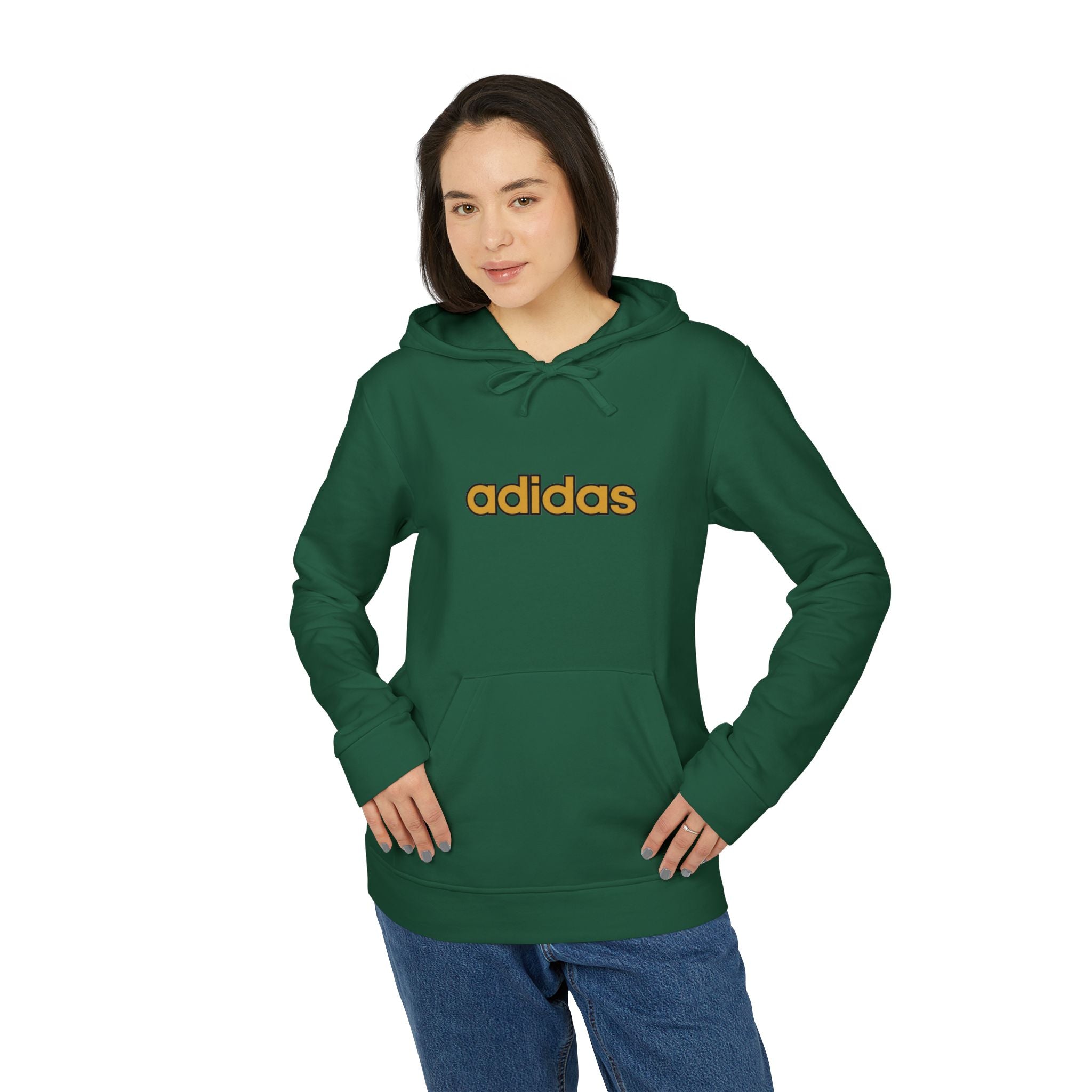 Adidas Unisex Fleece Hoodie, Cozy Hoodie, Casual Wear, Sports Apparel, Gift for Him/Her, Athleisure Fashion