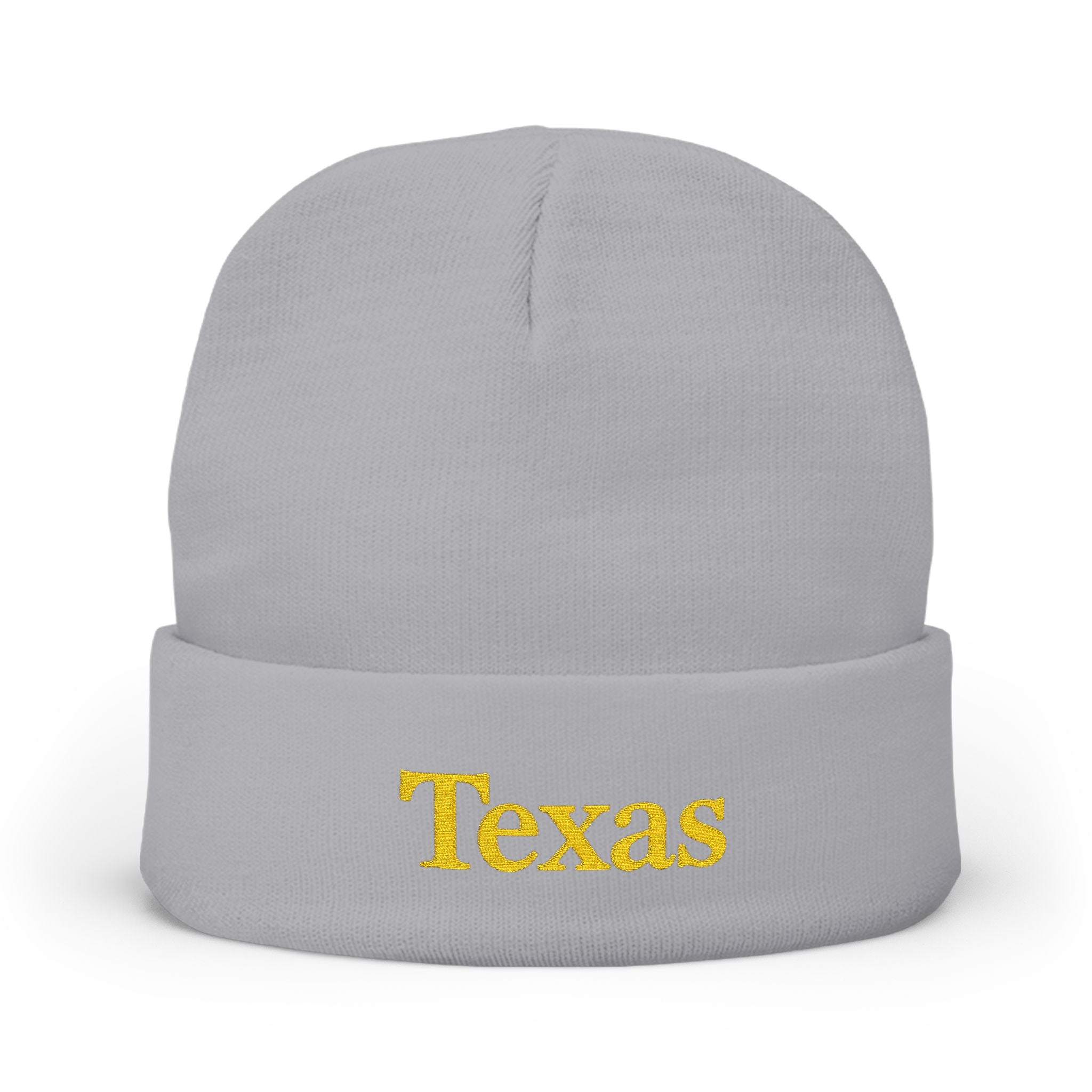 Cozy Texas Embroidered Knit Beanie, Winter Hat, Gifts for Texans, Outdoor Accessories, Casual Fashion
