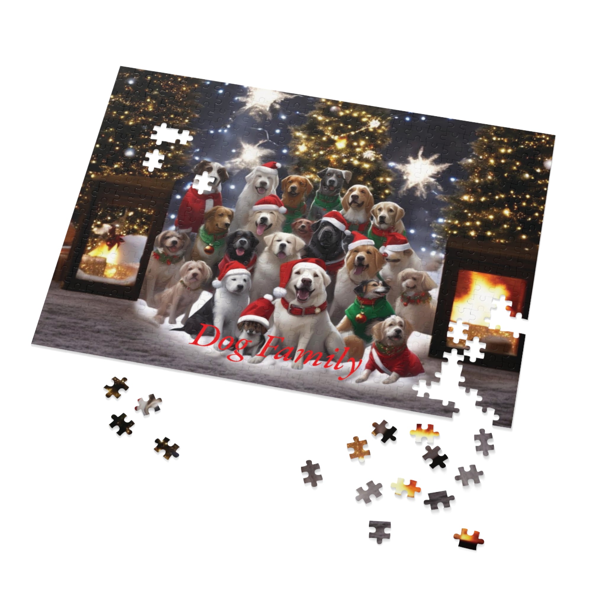 Dog Christmas Puzzle