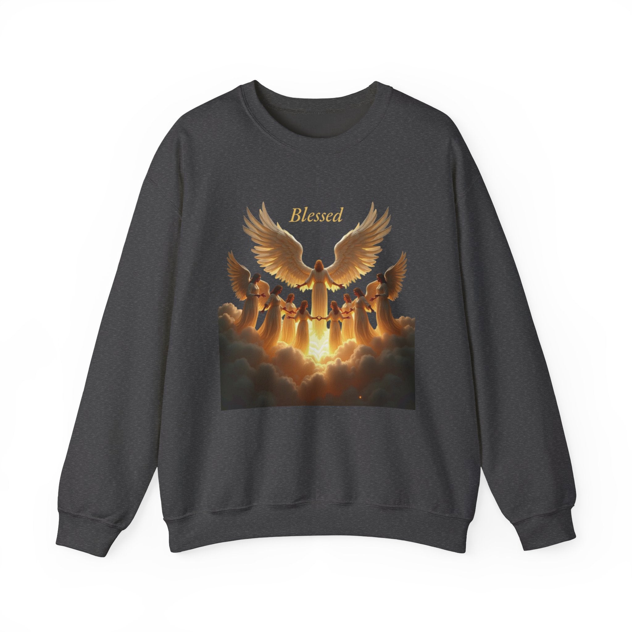 Angelic Sweatshirt, Blessed Faithful Apparel, Spiritual Gift