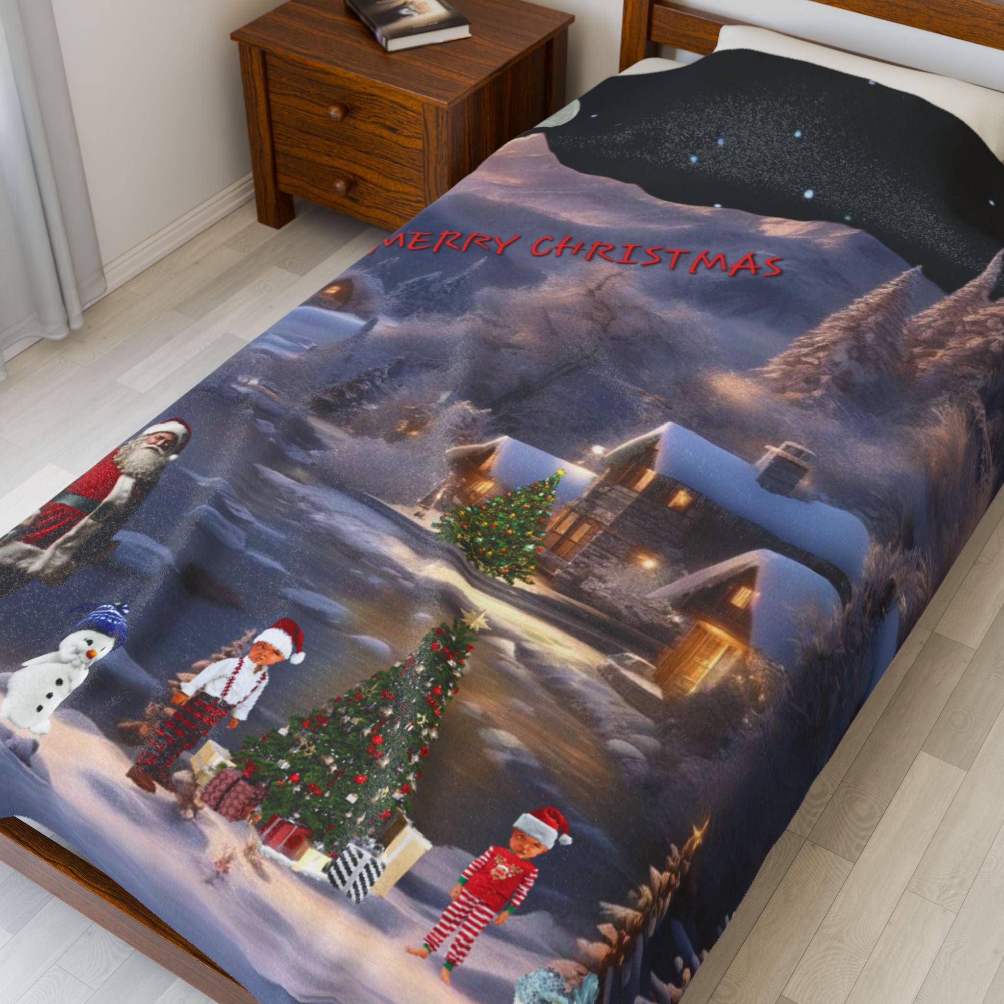 Christmas Velvet Blanket