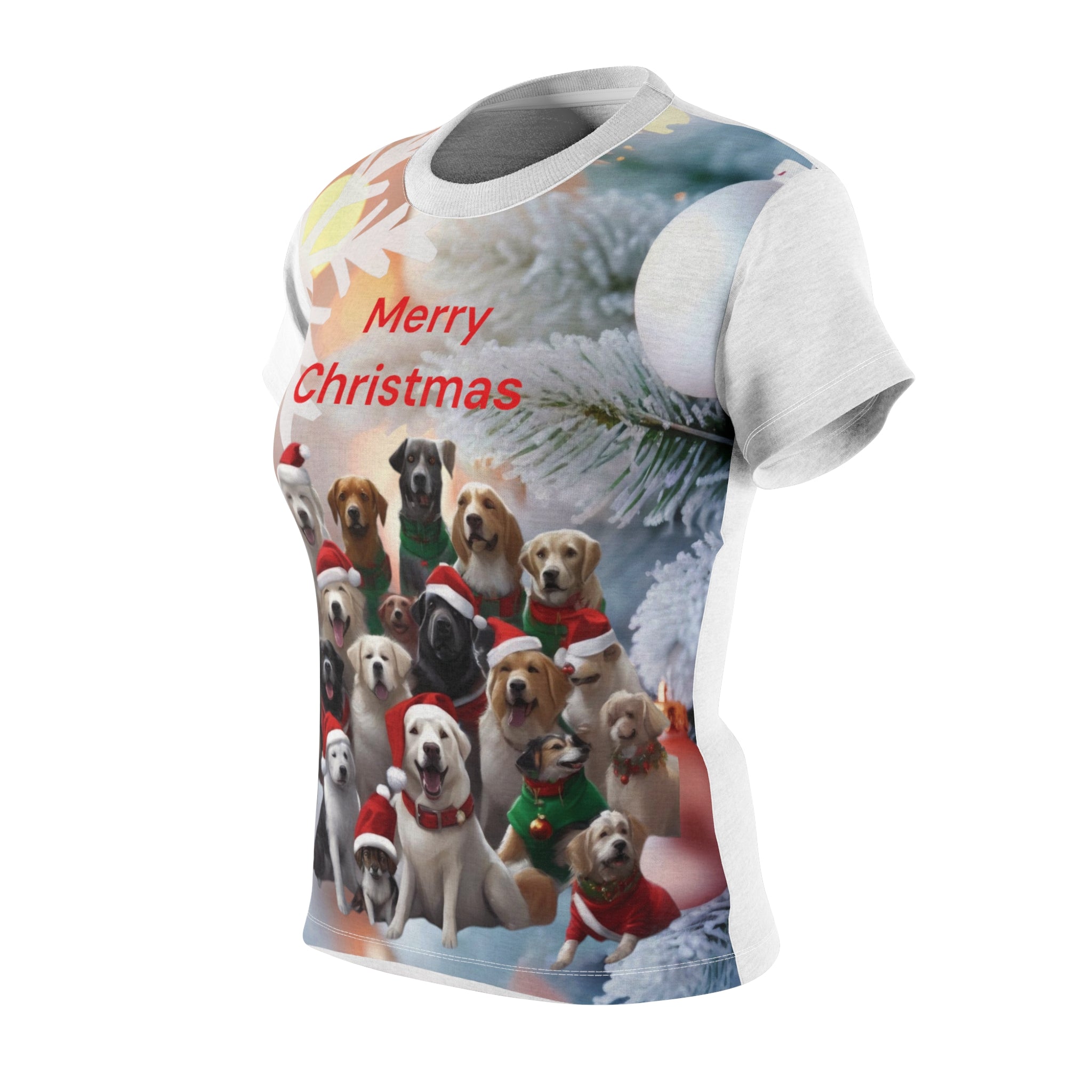 Christmas Dogs Women's Tee