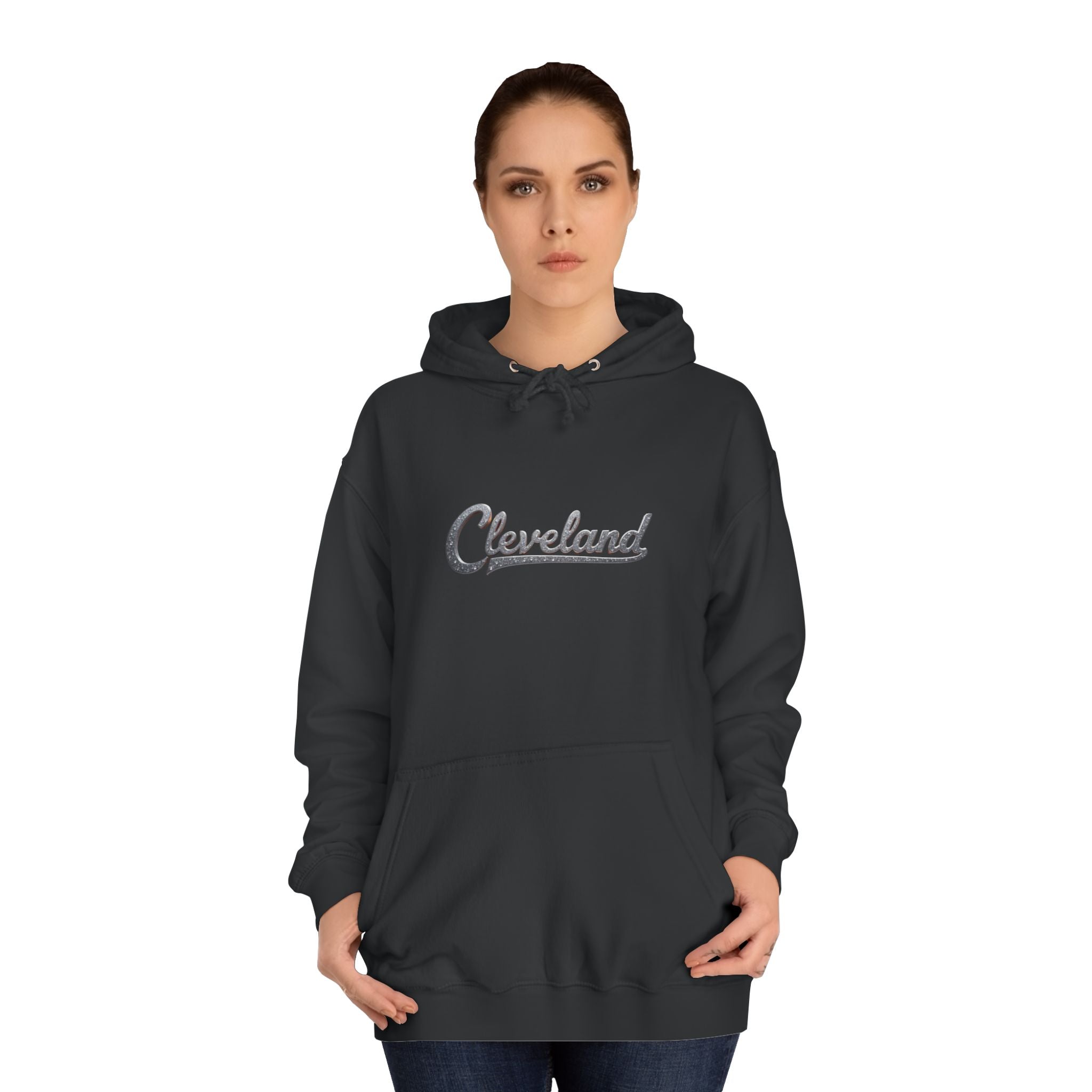 Cleveland Unisex College Hoodie | Cozy Campus Sweatshirt, Gift for Students, College Apparel, Casual Wear, School Spirit