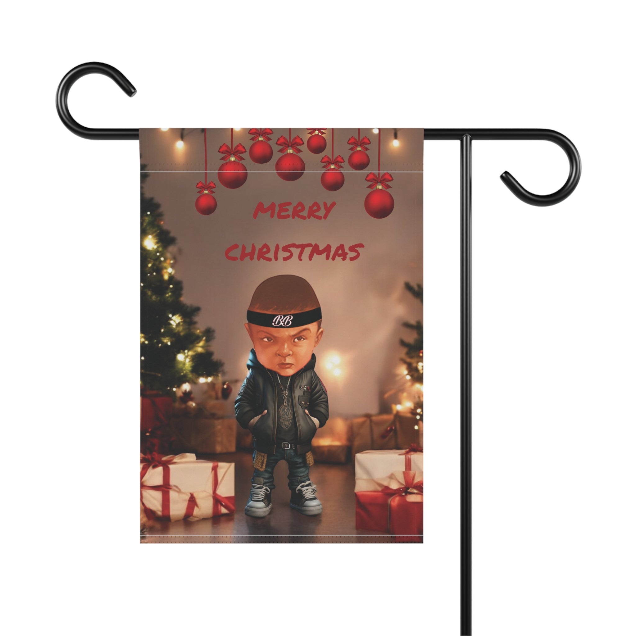 Garden Banner - Christmas Baby Welcome Sign