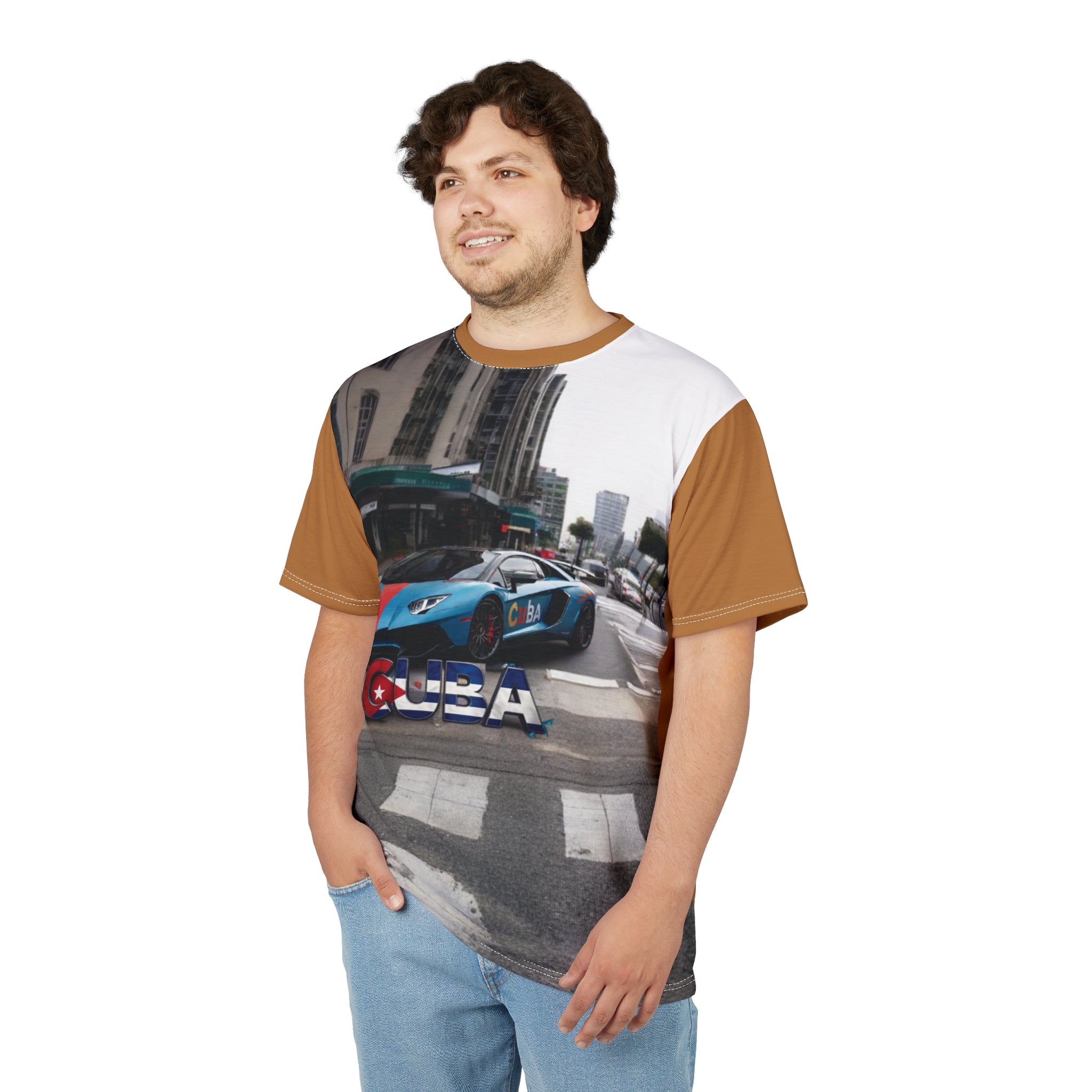 Camiseta con diseño cubano para caballeros