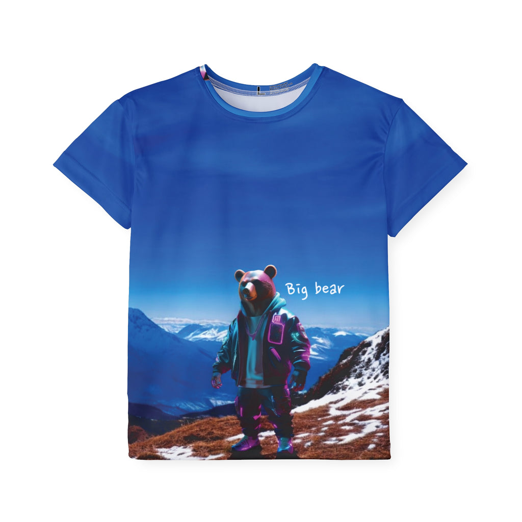 Kids T-shirt Bear Mountain Print 