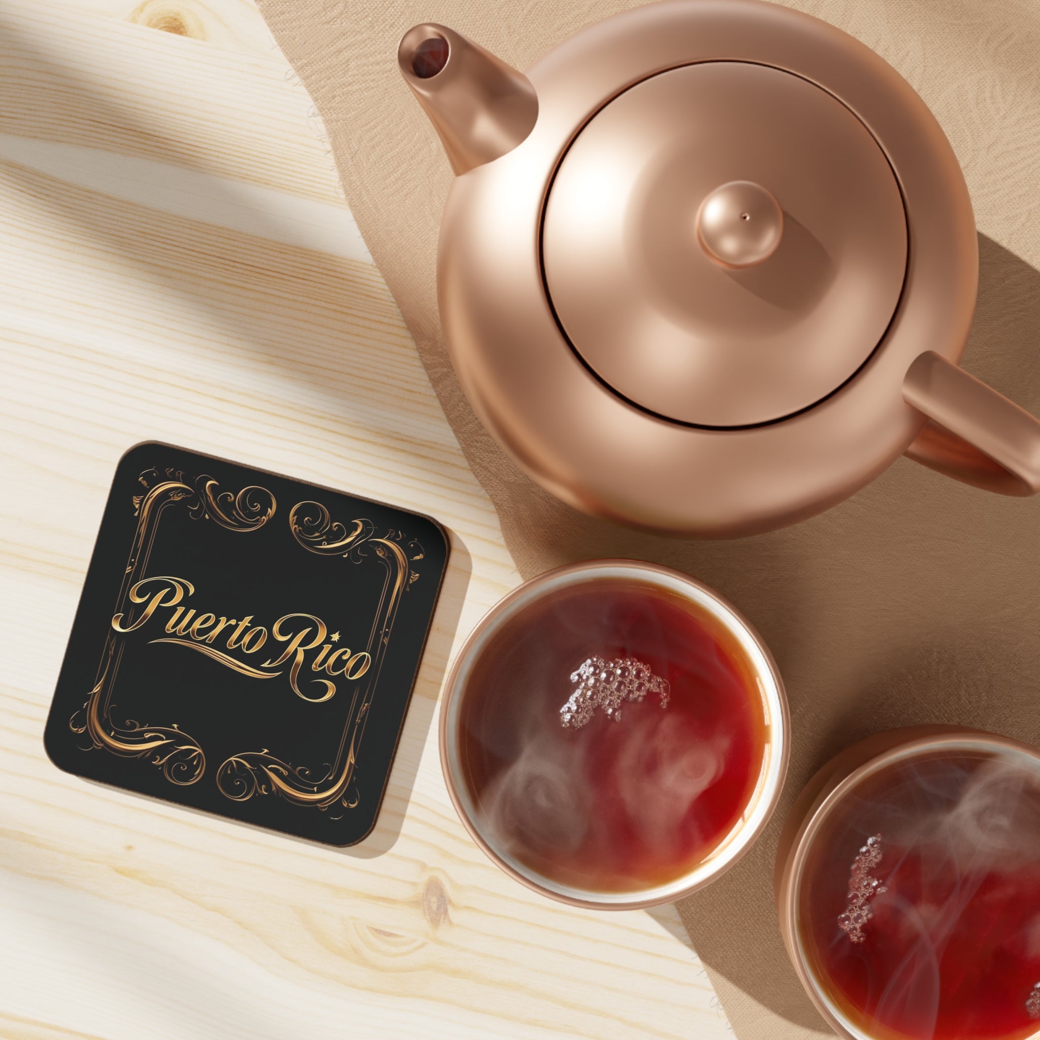 Posavasos decorativos de madera dura de Puerto Rico: elegante decoración para el hogar, regalos y celebraciones.