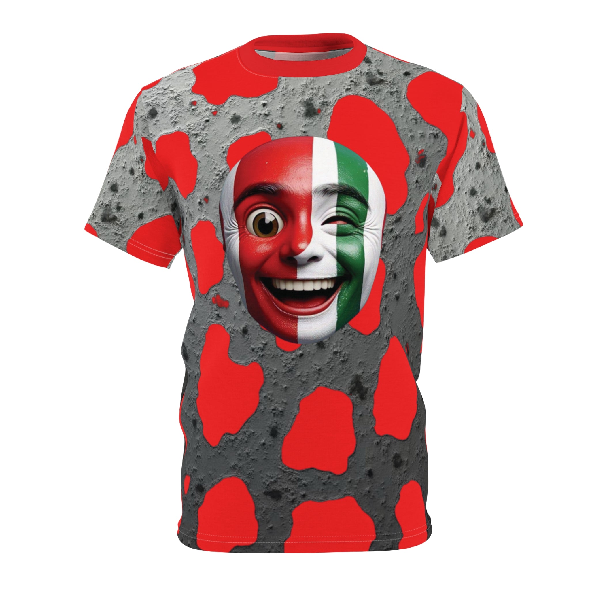 Camiseta unisex con cara de emoji divertida: perfecta para fiestas y celebraciones