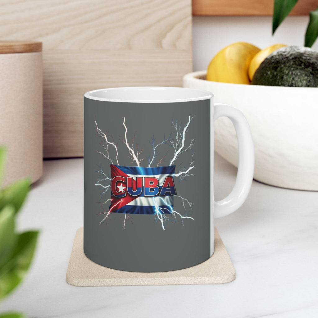Taza de cerámica de diseño cubano