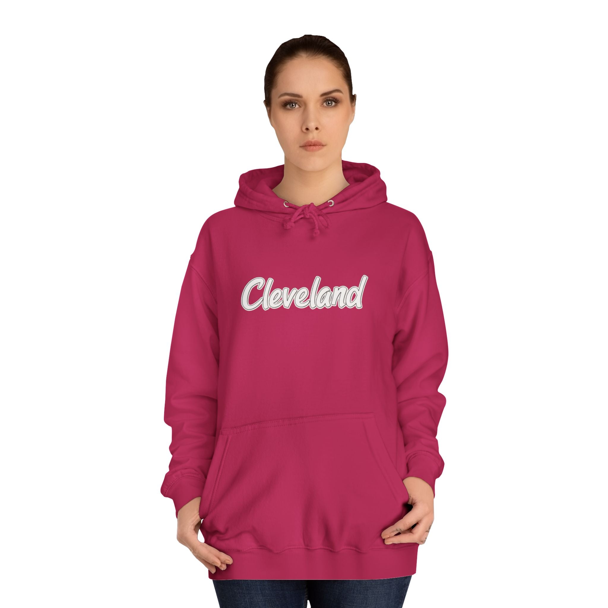 Cleveland Unisex College Hoodie, Stylish Sweatshirt, College Apparel, Gift for Students, Casual Wear, Campus Style 